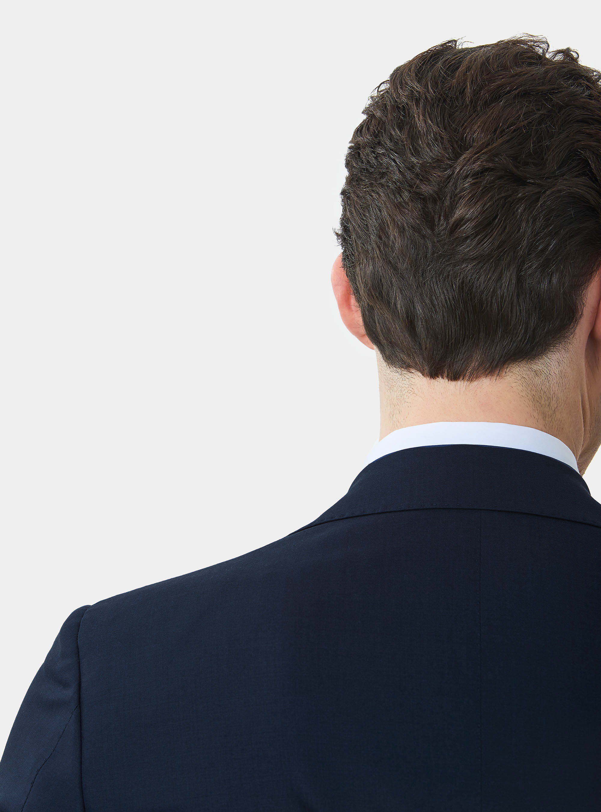 Giacca per abito in lana travelwear, BLU NAVY
