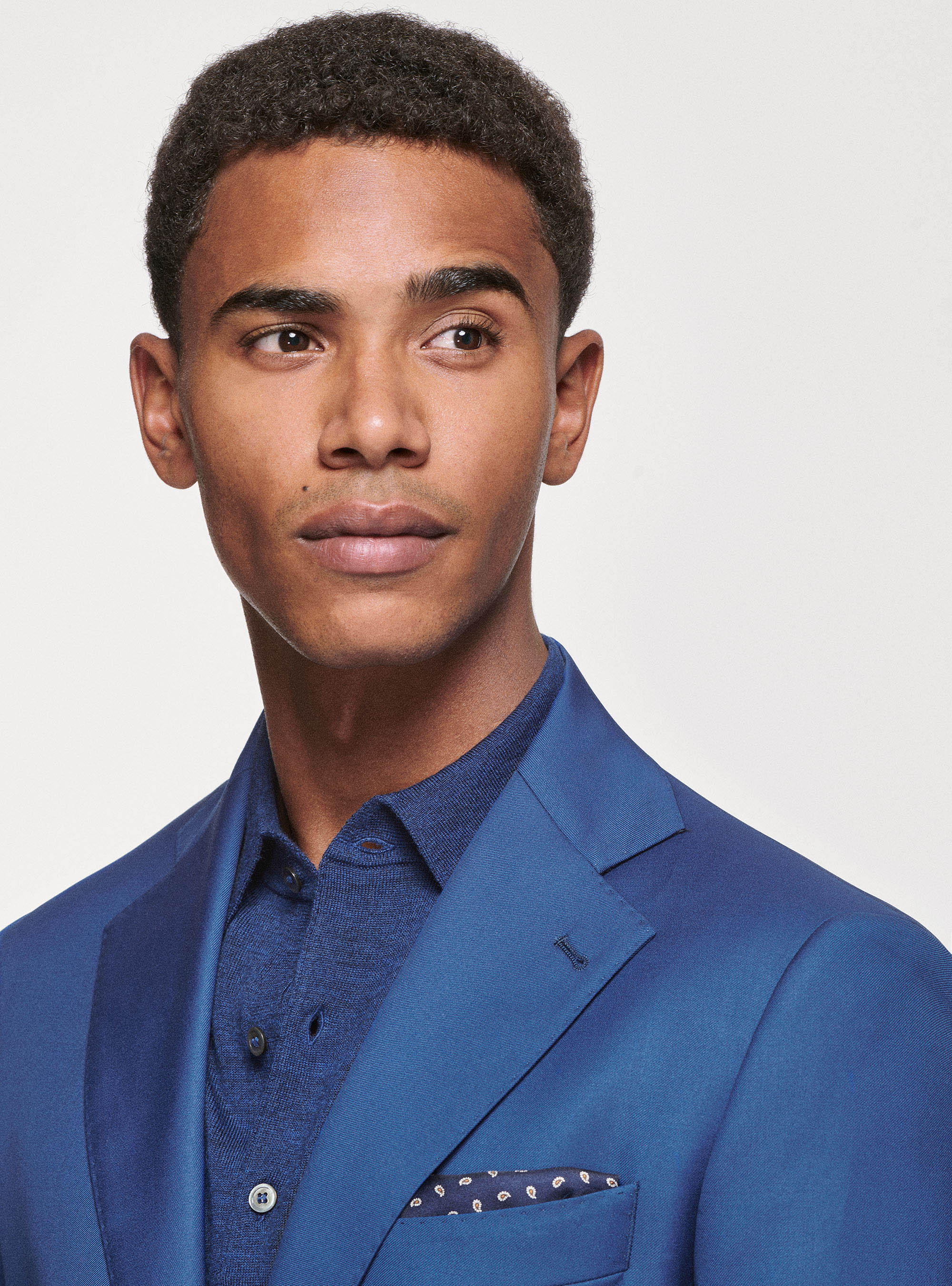 Pure 110's superfine wool blazer, BLUE ROYAL