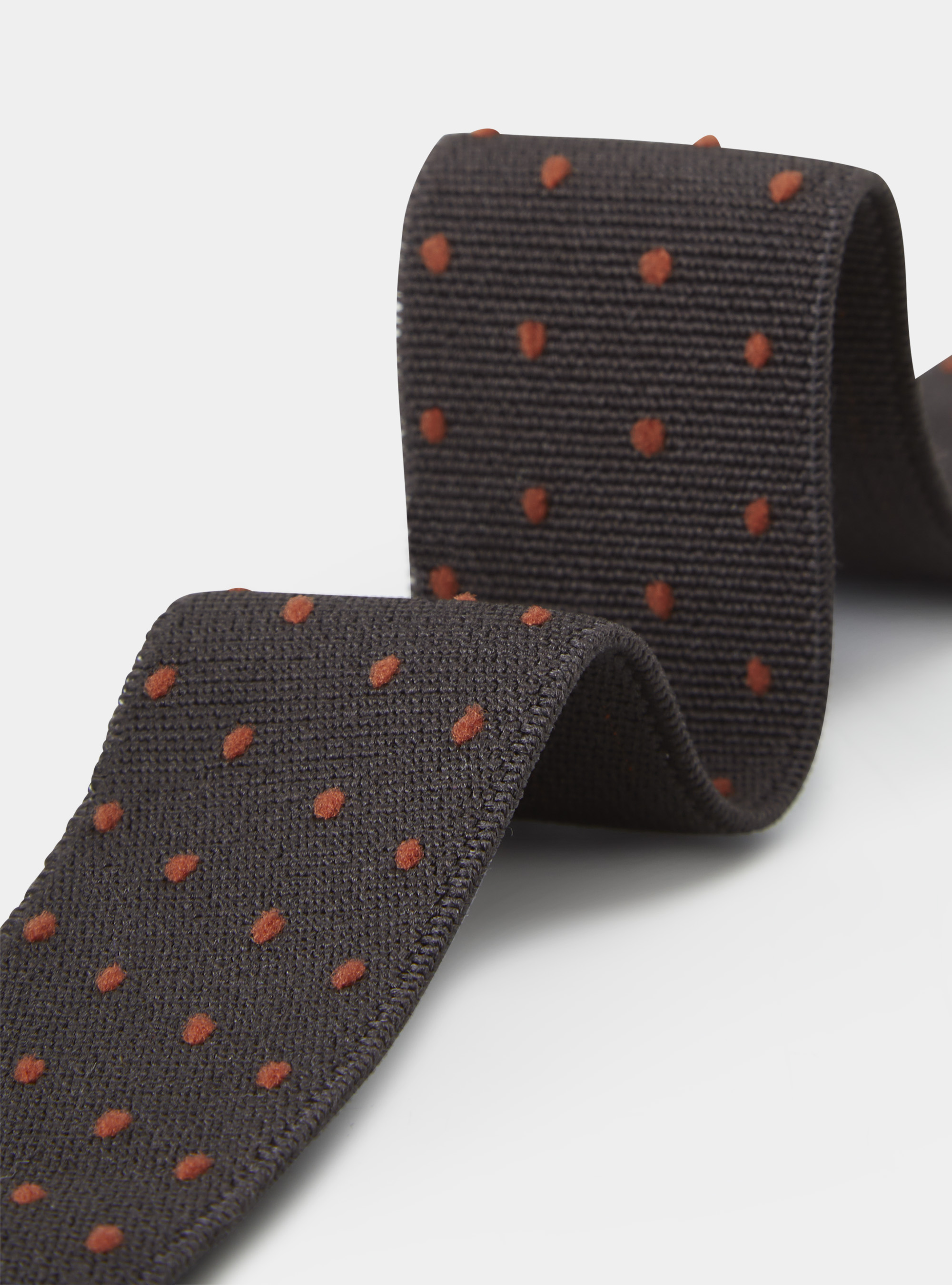 Polka dot braces, BROWN