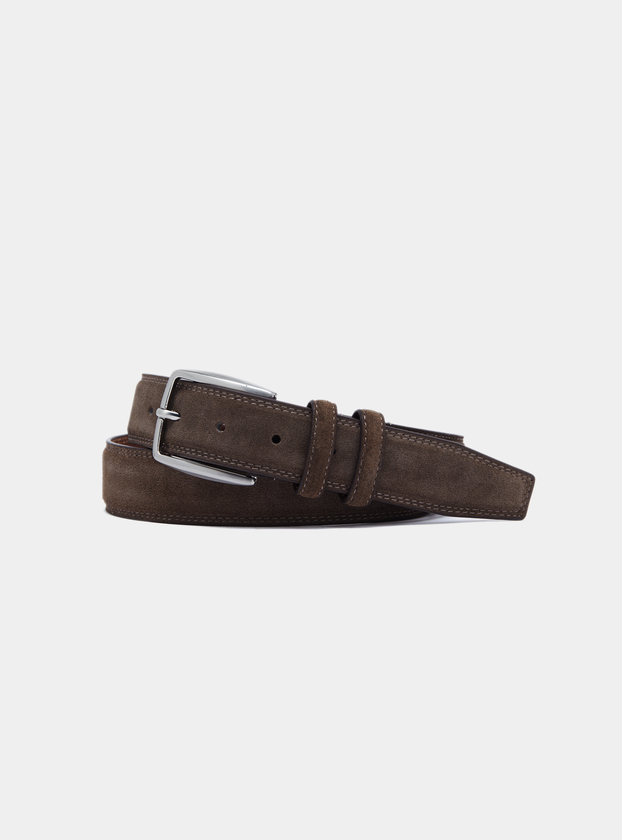 Ceinture en daim, MARRON