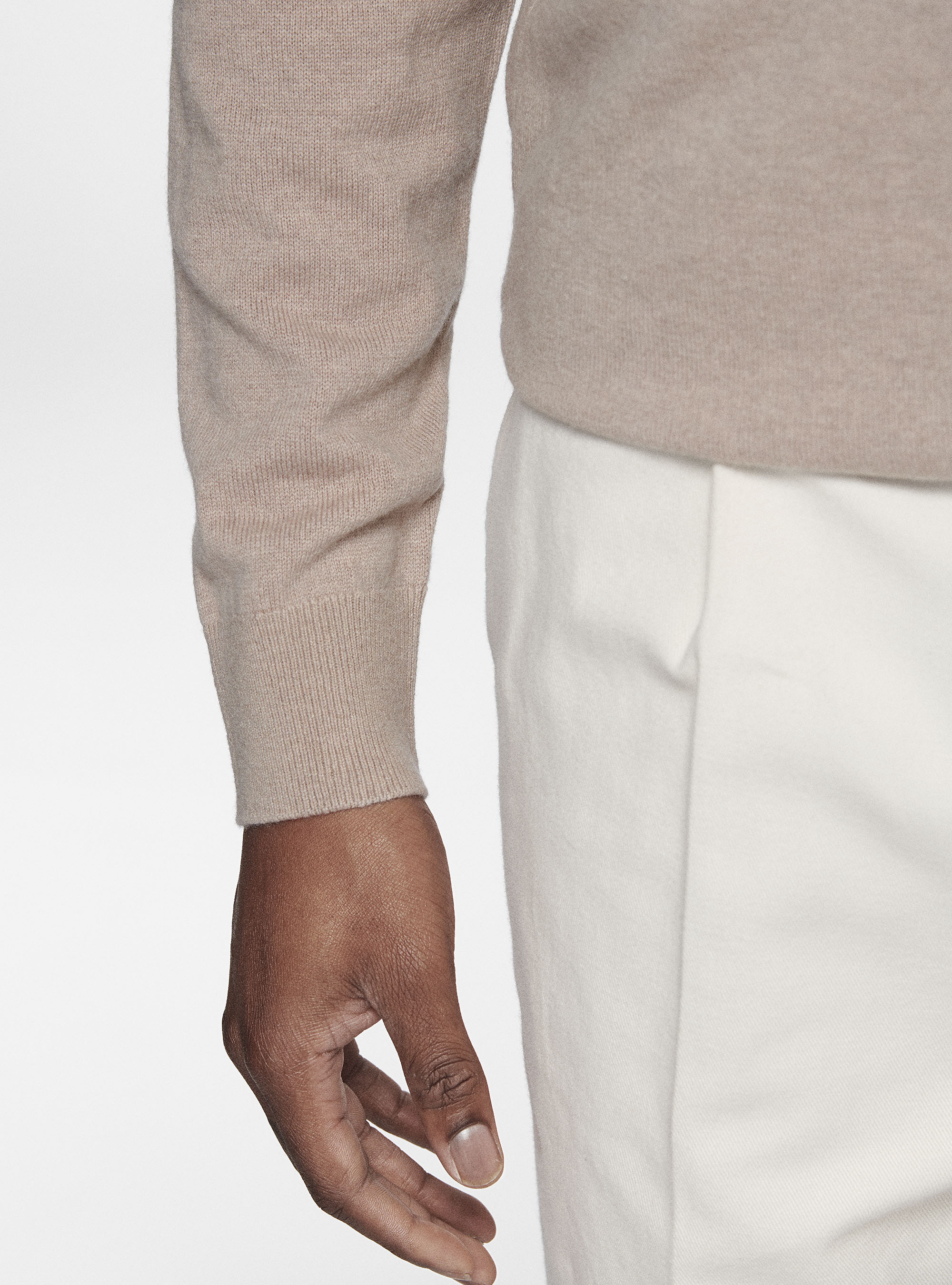 Dolcevita in cashmere, ECRU