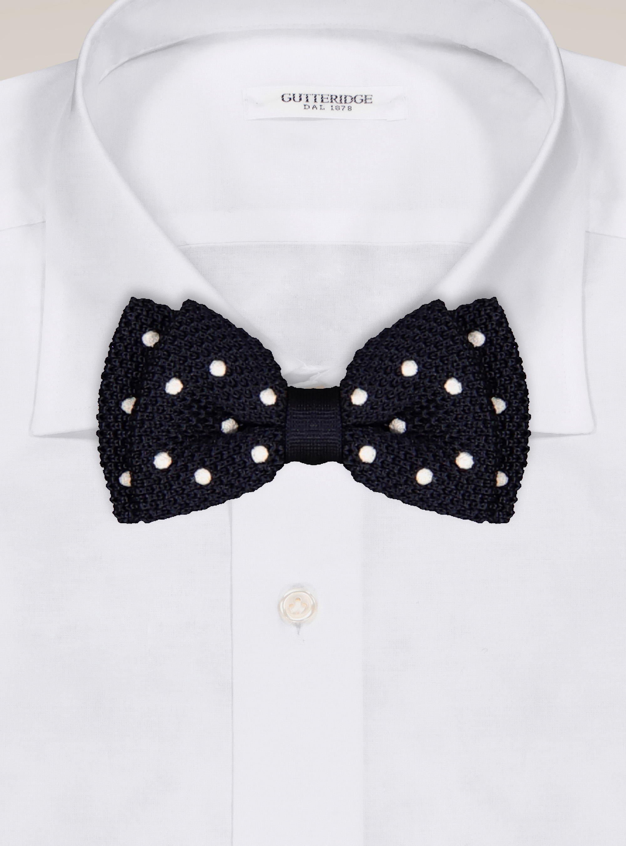 Papillon in maglia, BLU NAVY