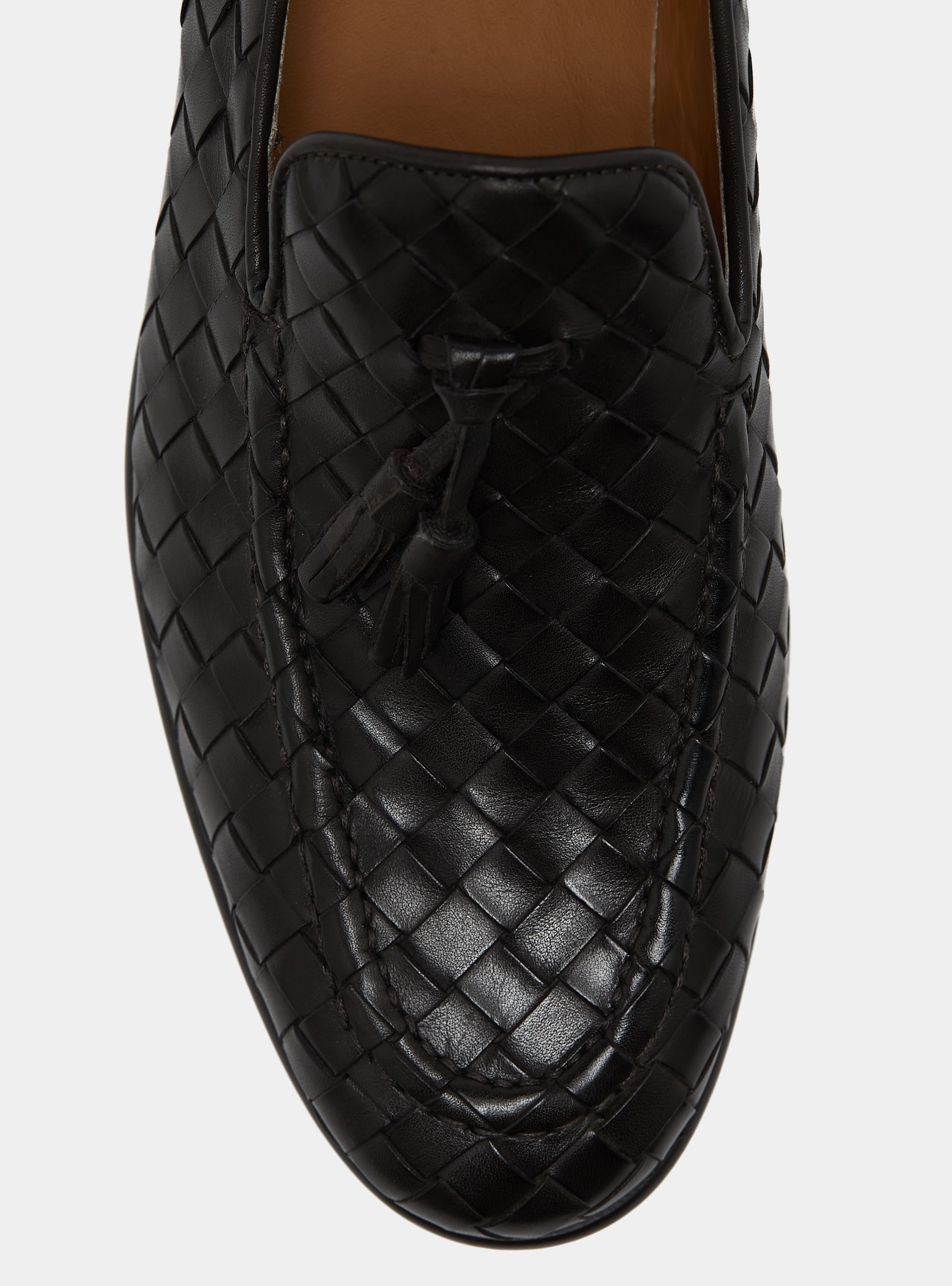 Mokassins aus gewebtem Leder, TESTA DI MORO 0500C