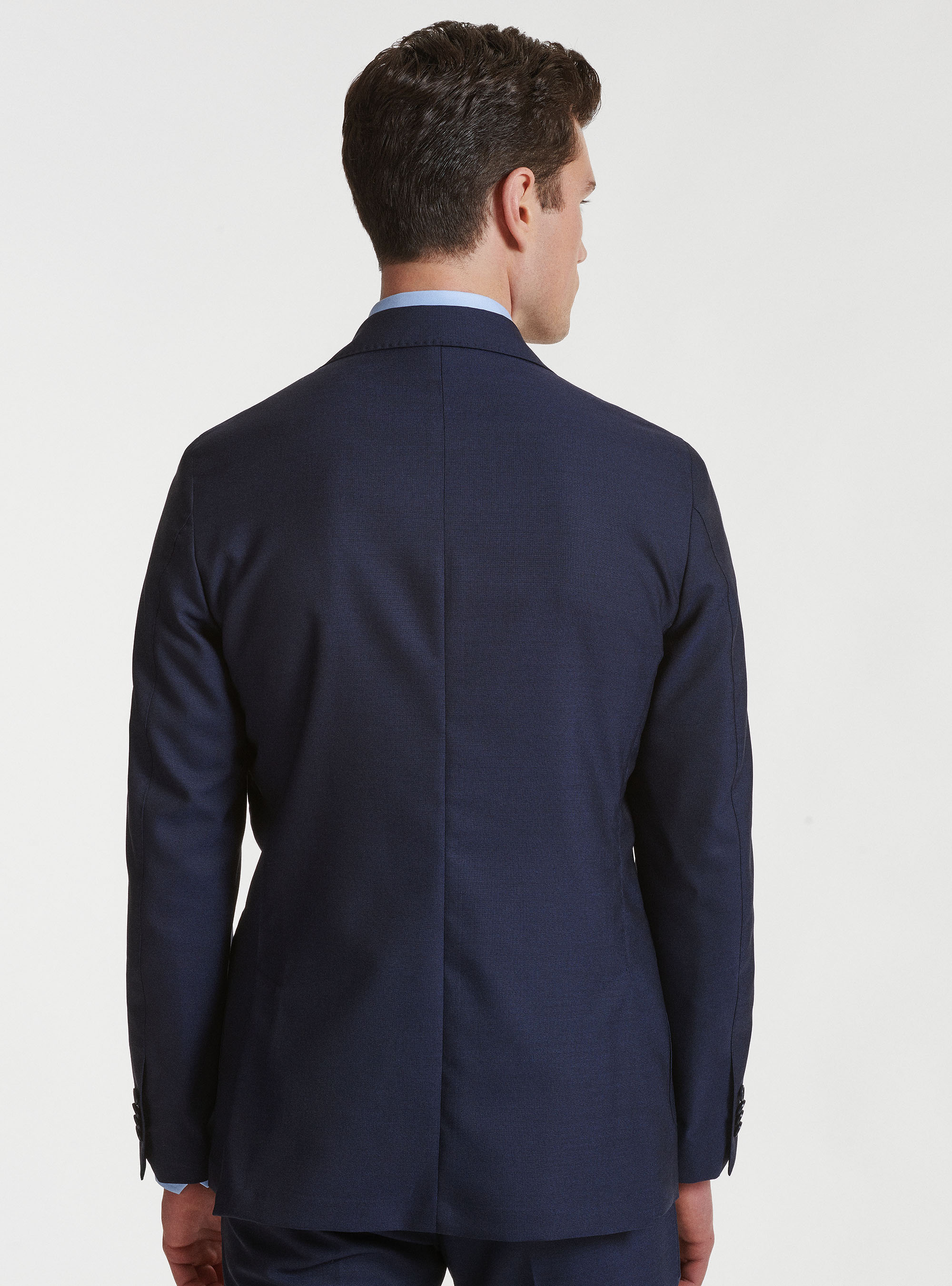 Giacca per abito drop 4 in pura lana Vitale Barberis Canonico, BLU NAVY