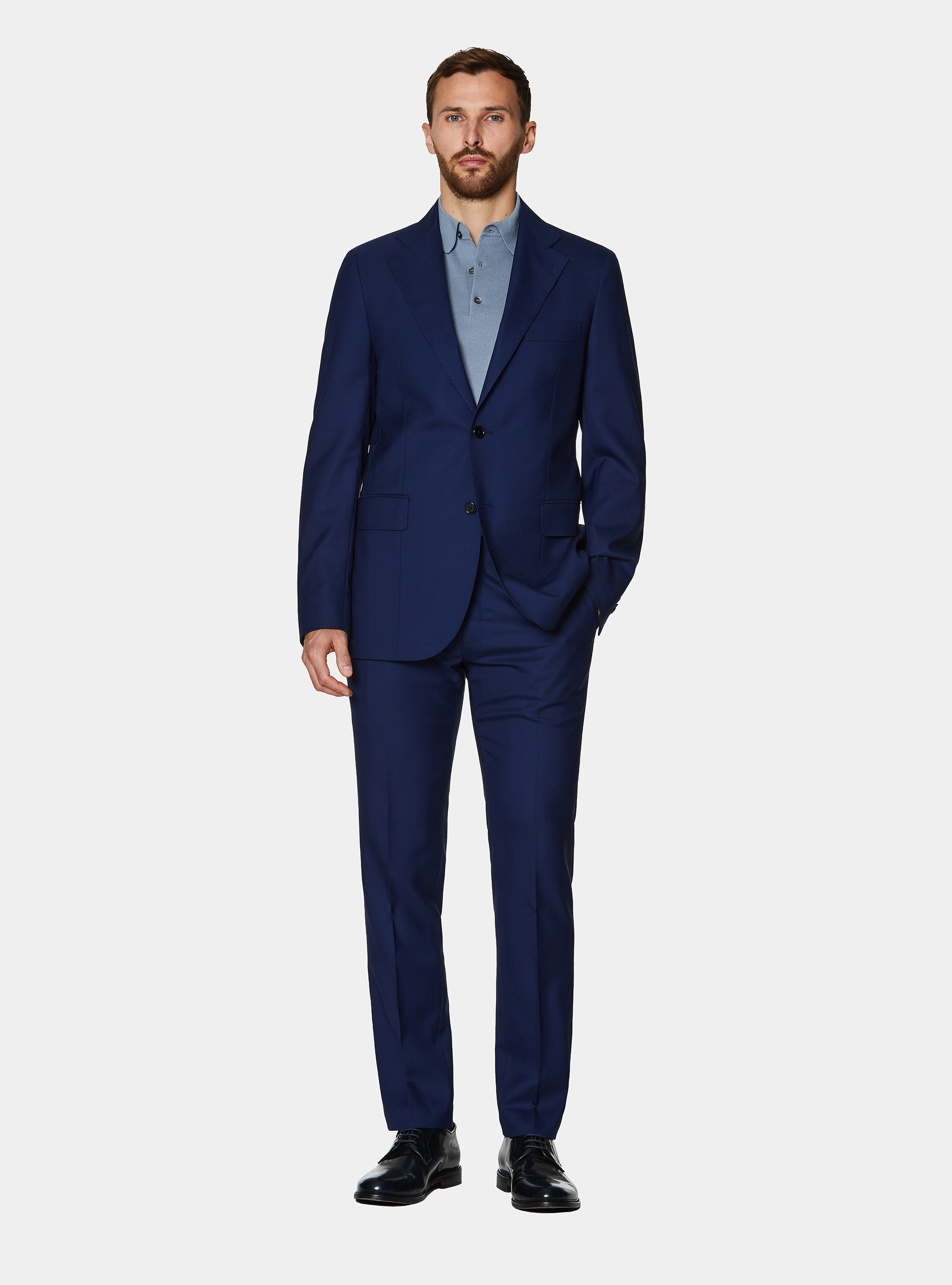 Costume bleue en laine Vitale Barberis Canonico, 