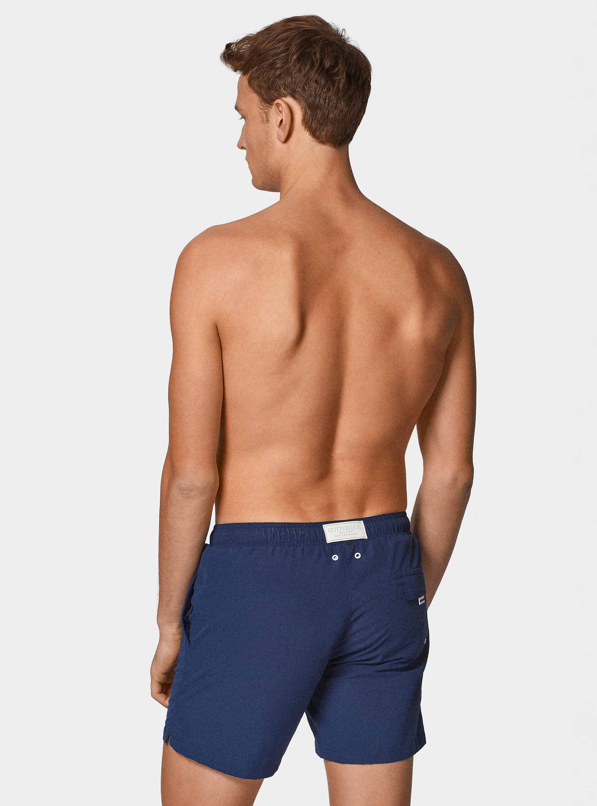 Maillot de bain uni, BLEU