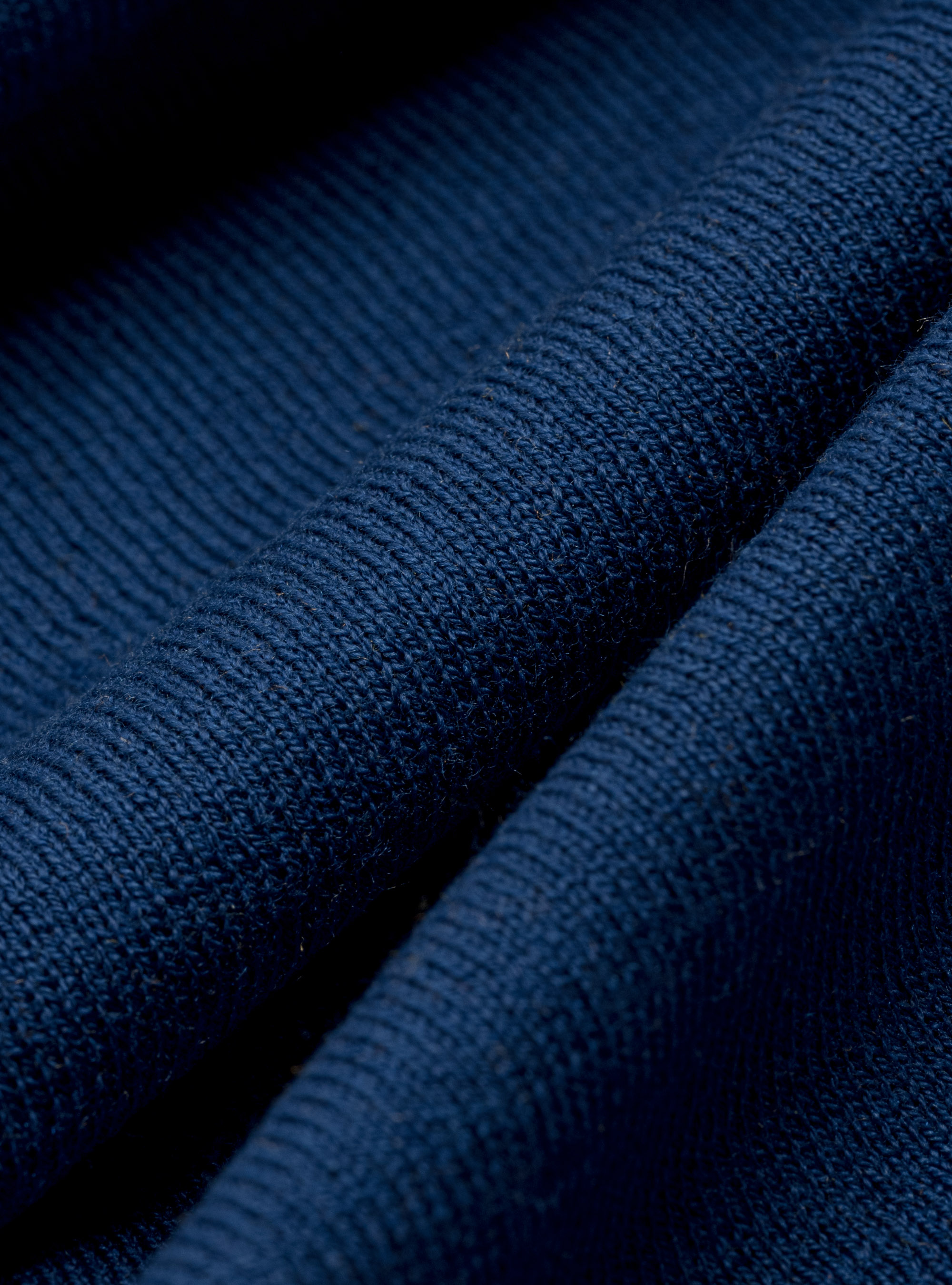 Maglia girocollo in seta e cotone, BLU ROYAL