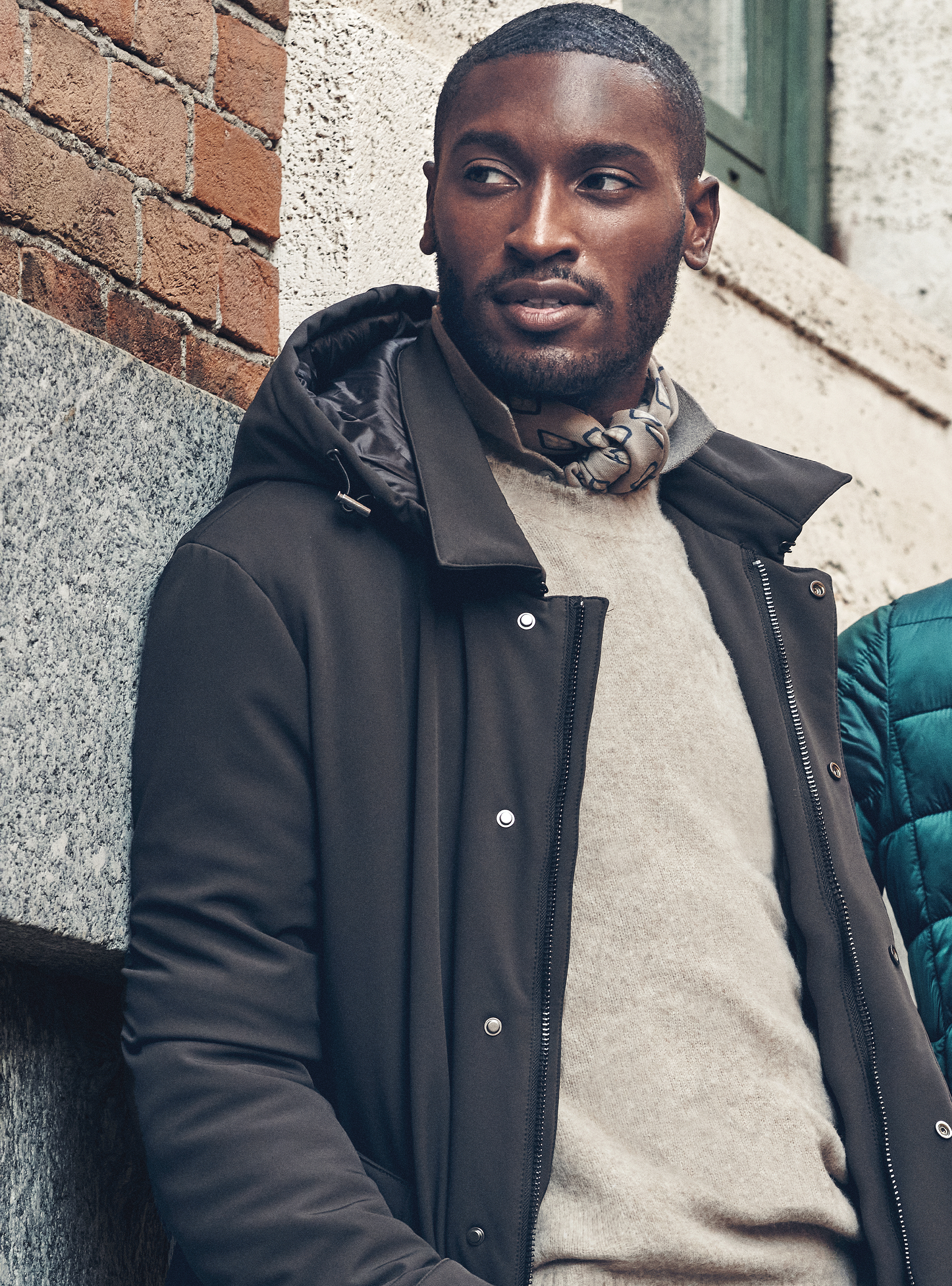 Giubbotto con imbottitura riciclata, MARRONE