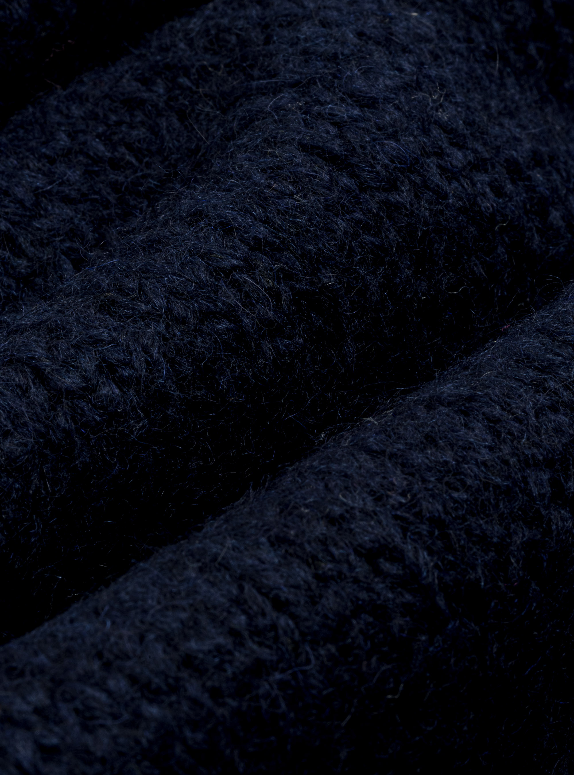 Jersey de mezcla de lana y alpaca, AZUL MARINO