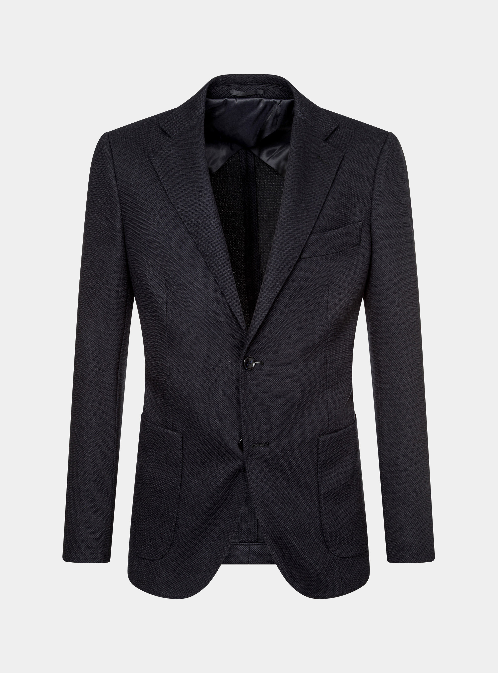 Giacca sfoderata in jersey, BLU NAVY