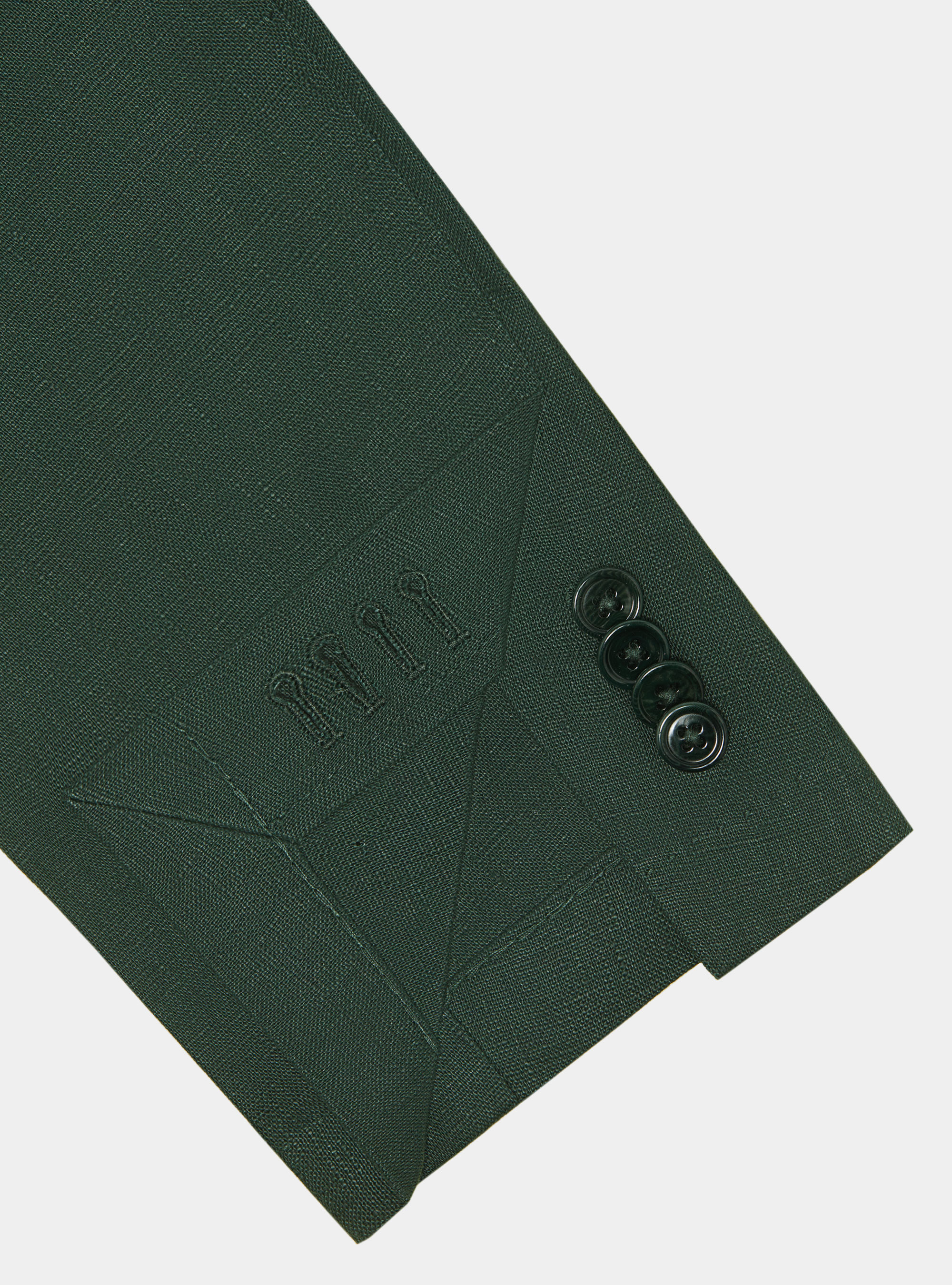 Americana de traje de lino puro, VERDE