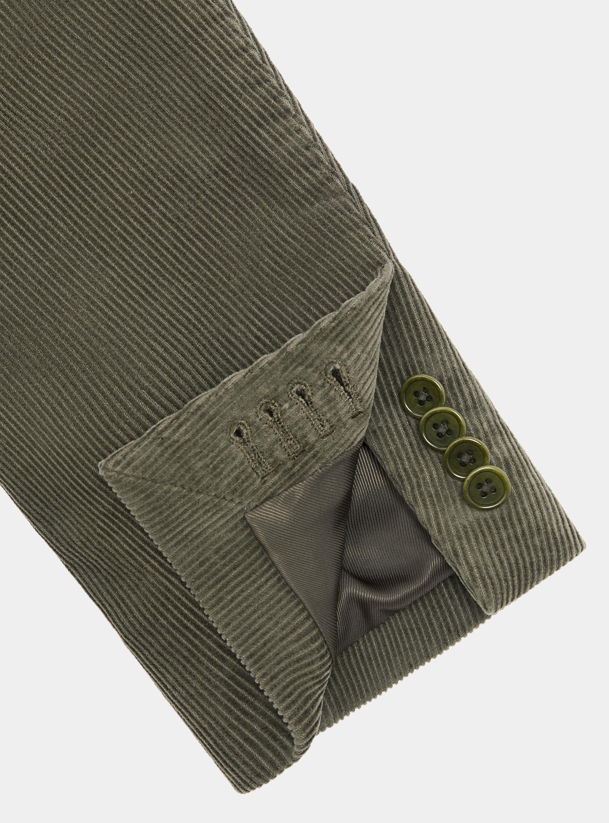 Giacca in velluto, VERDE