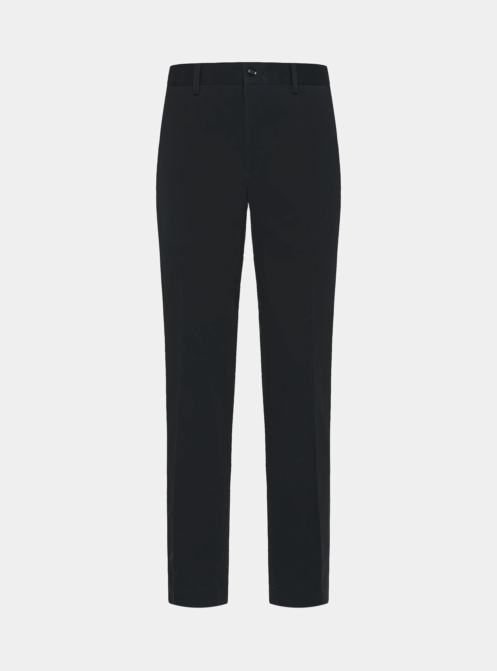 Pantalones de algod&oacute;n esmerilado, AZUL MARINO