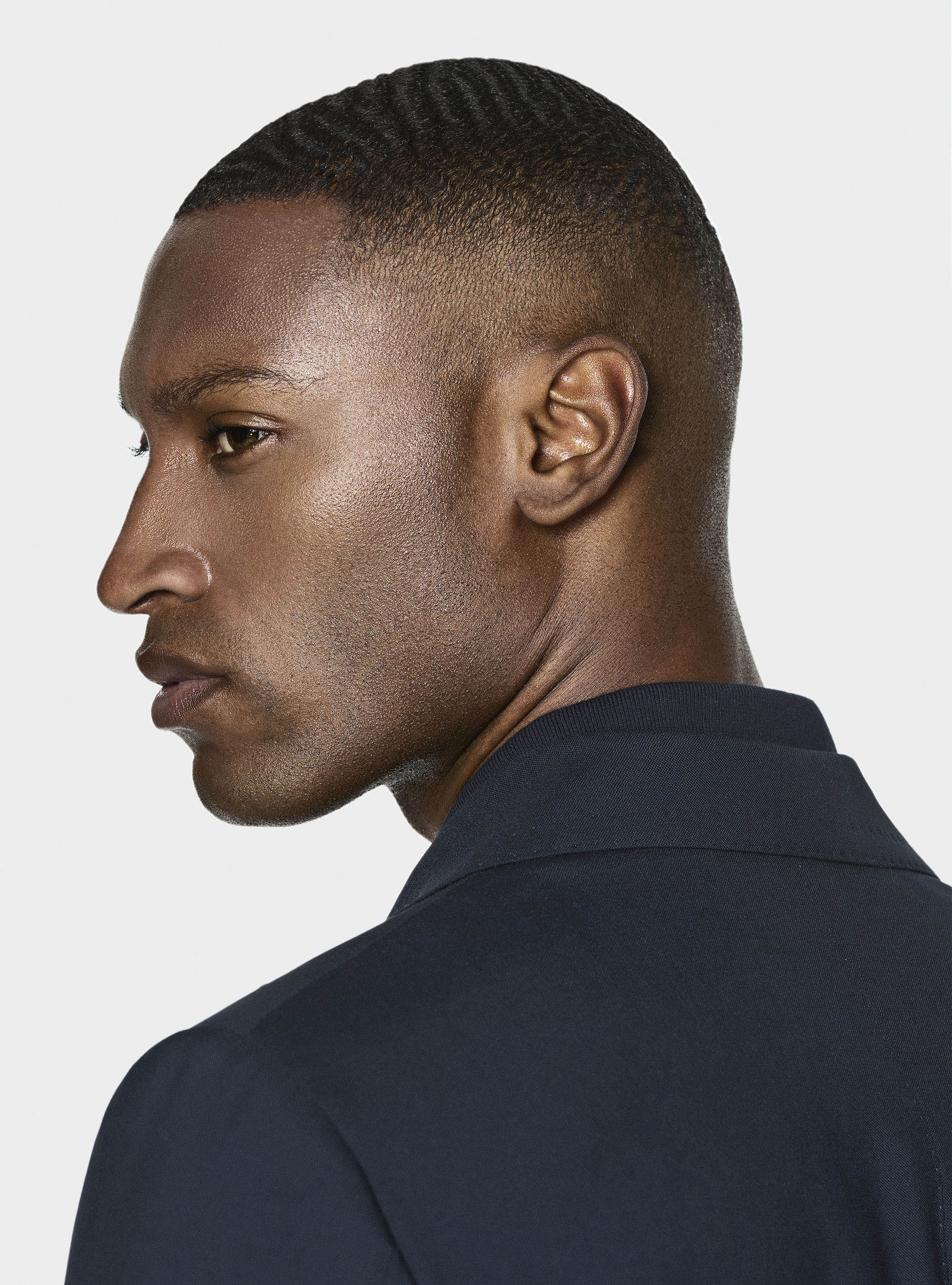 Giacca doppiopetto in pura lana Vitale Barberis Canonico, NAVY