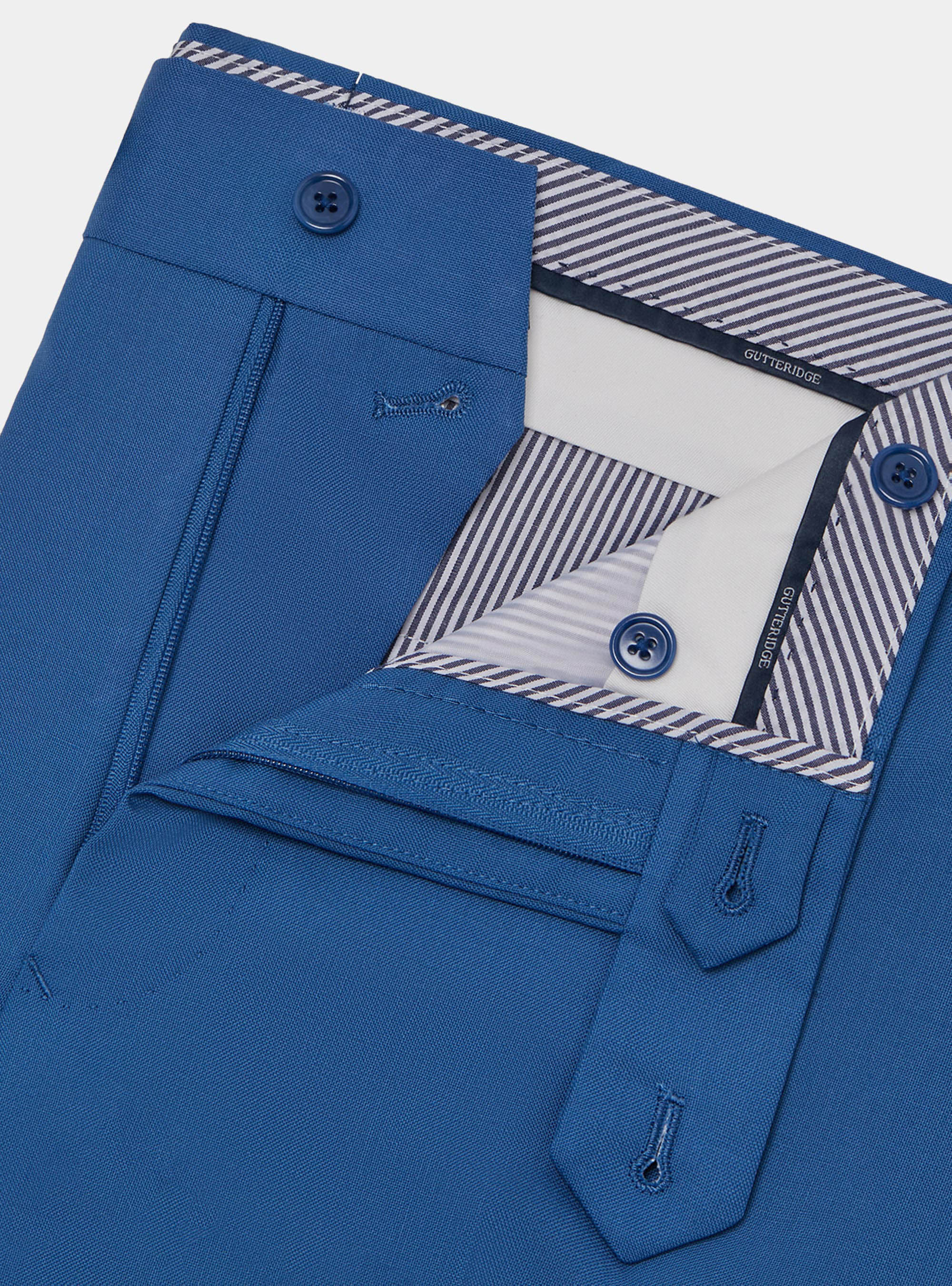 Pantaloni in pura lana Vitale Barberis Canonico, 0226C CERULEO