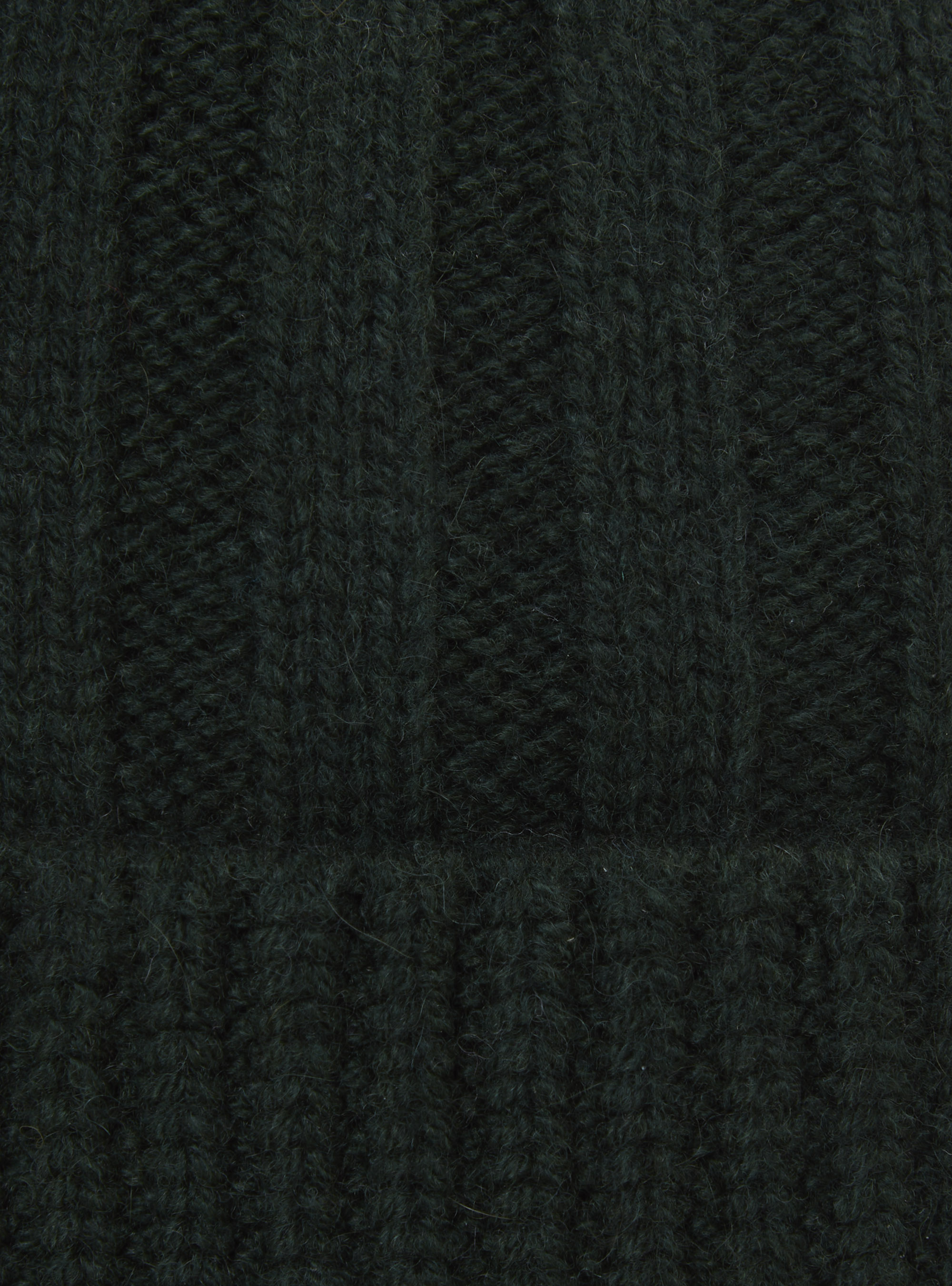 Berretto costa inglese in pura lana e cashmere, VERDE