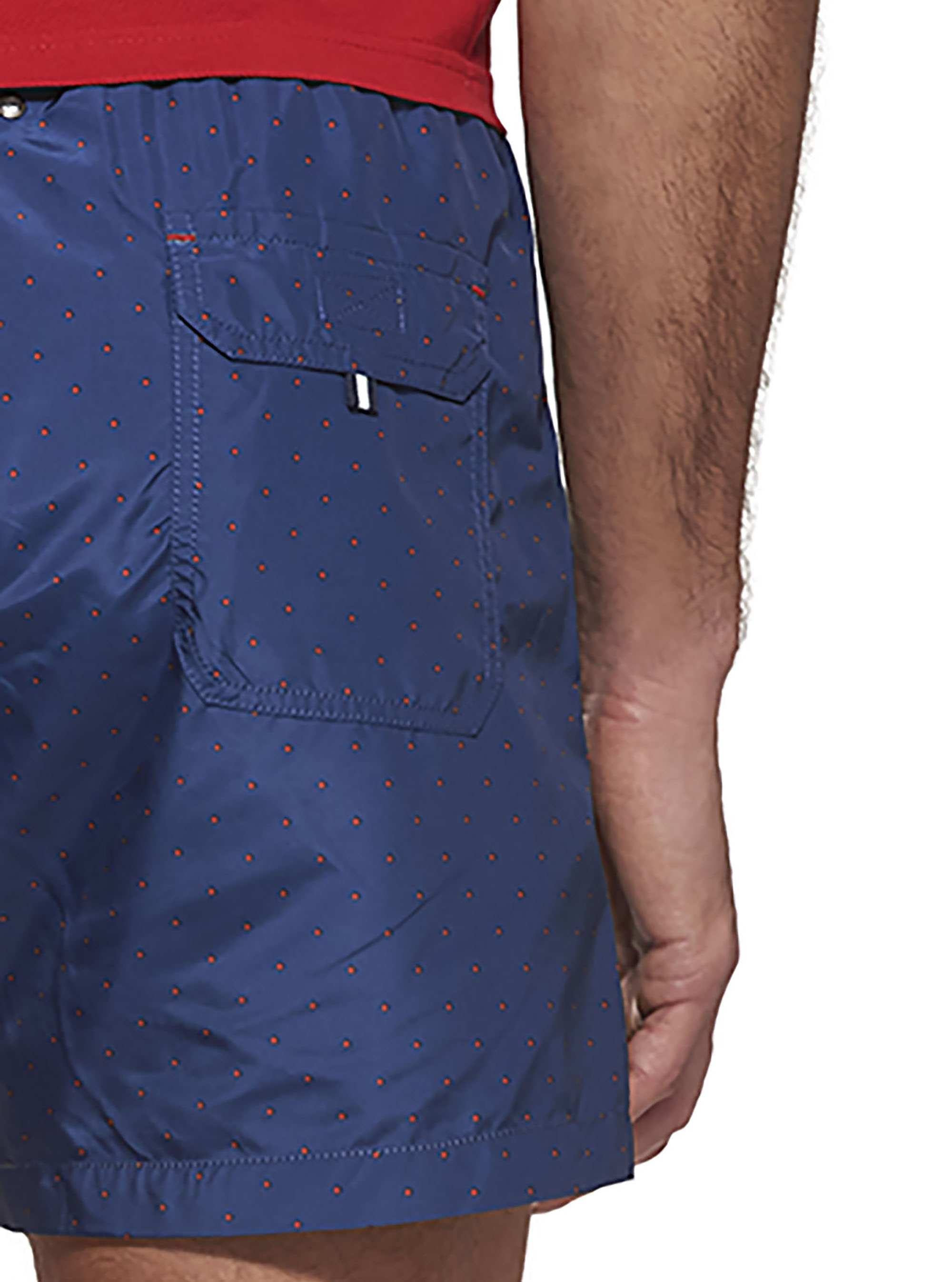 Costume fantasia pois, AZUL MARINO/ROJO