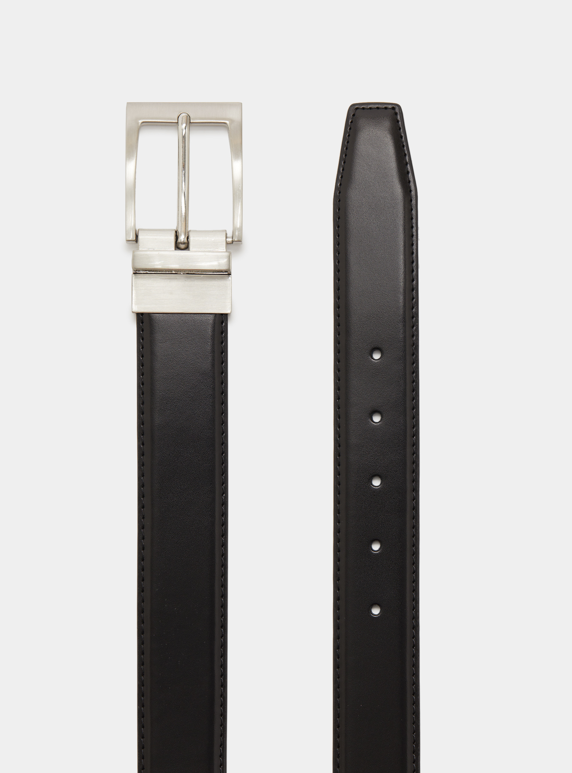 Classic reversible belt, BLACK