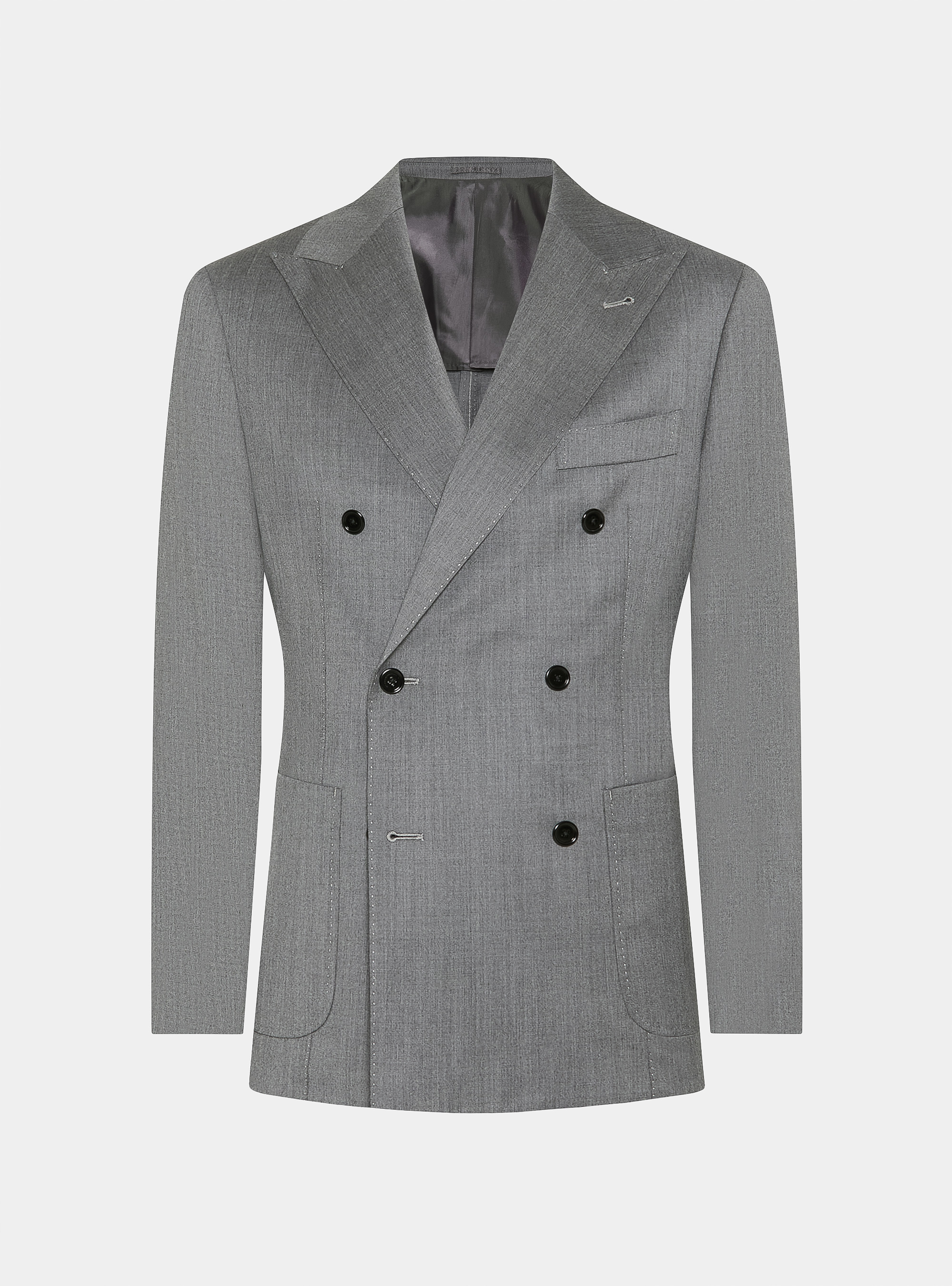 Americana de traje de lana superfina 110 de Reda, GRIS MARENGO