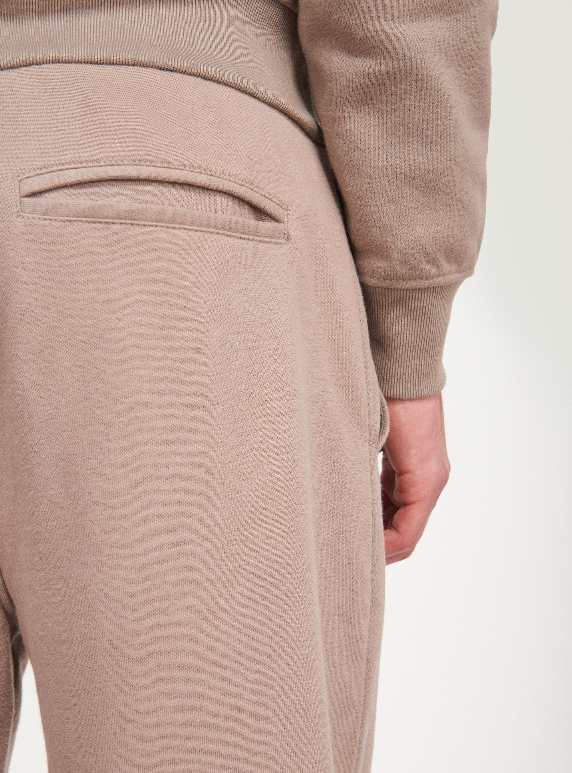 Pantaloni in felpa, ECRU