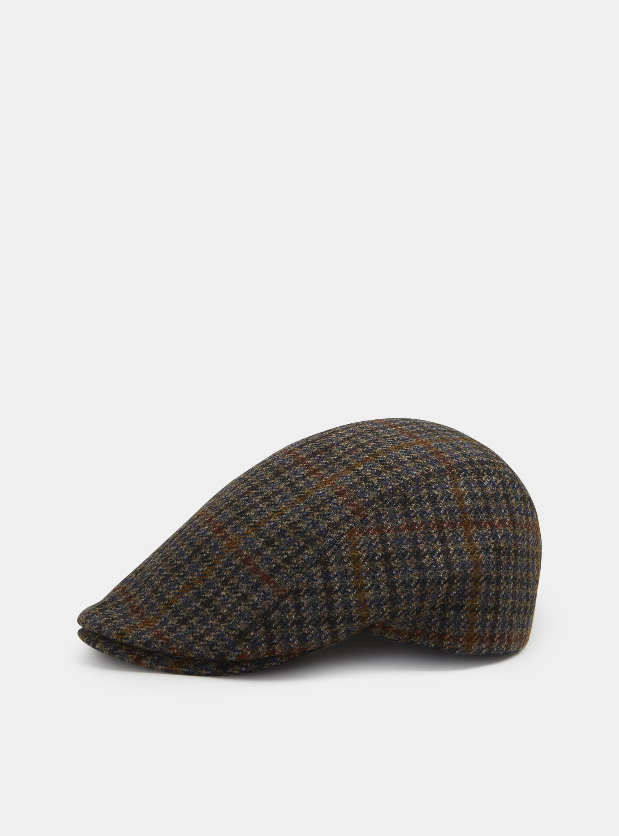 Houndstooth hat in pure wool and cashmere, MUD