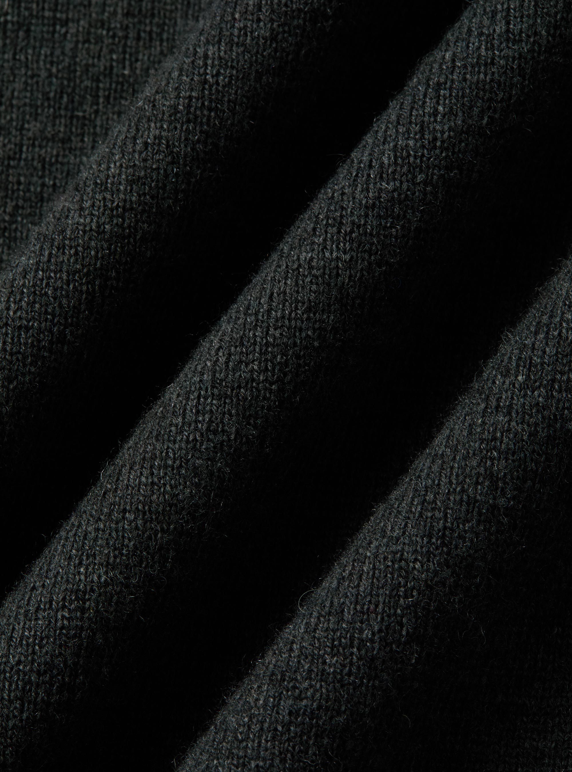 Lambswool and cashmere crewneck sweater, ASPHALT GREY