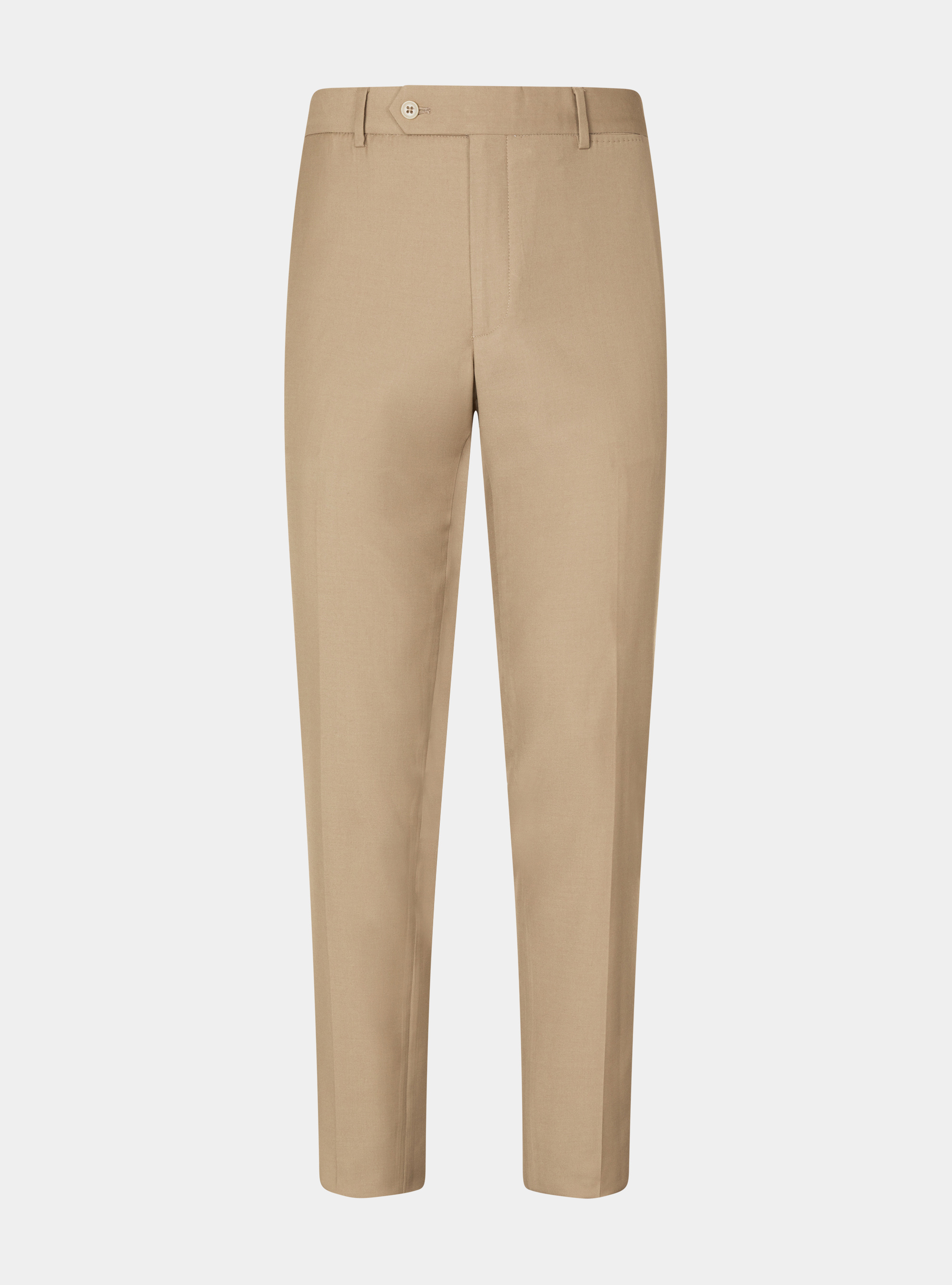 Pantaloni per abito slim fit, SABBIA