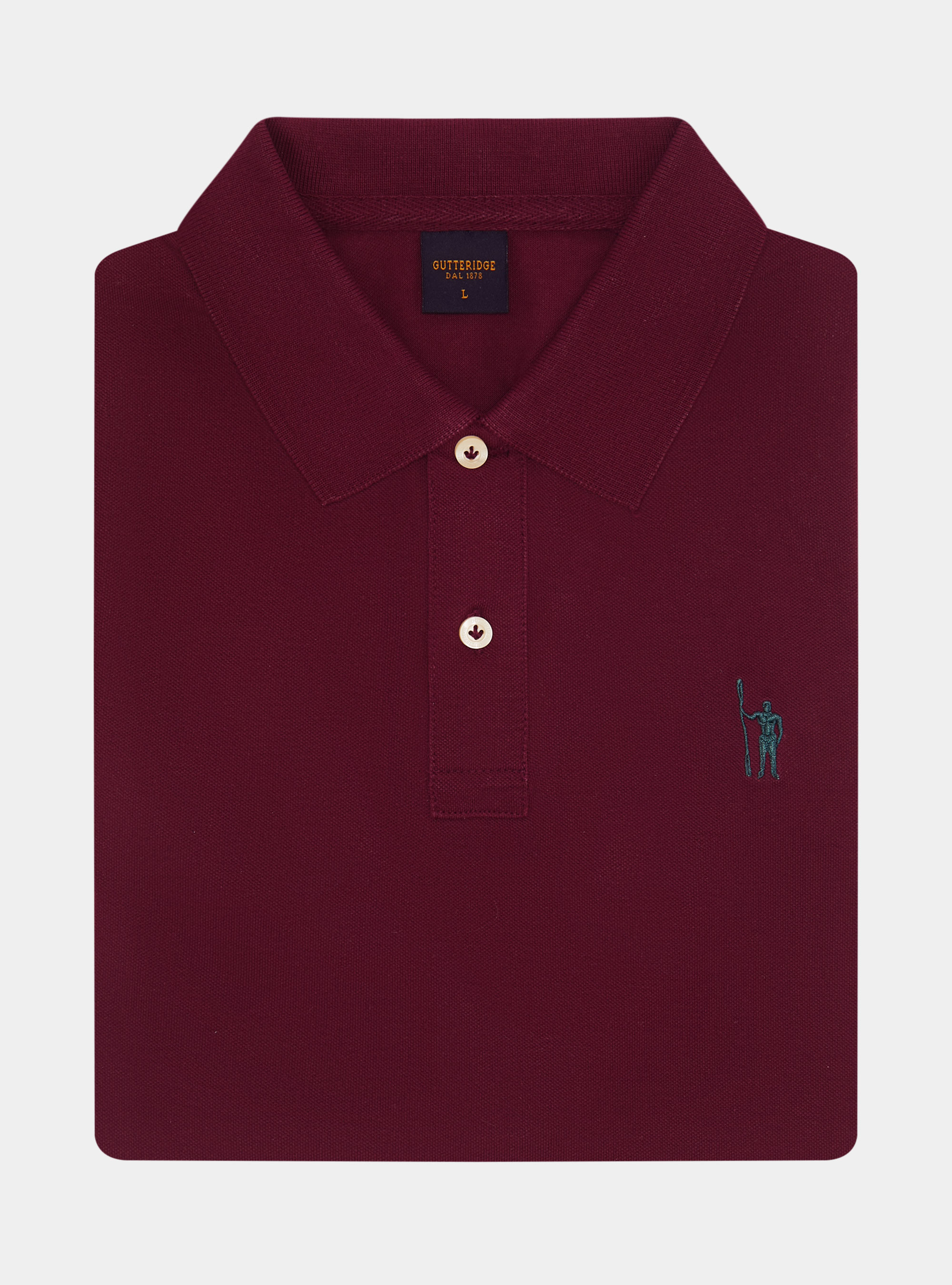Polo classique en piqué, BORDEAUX