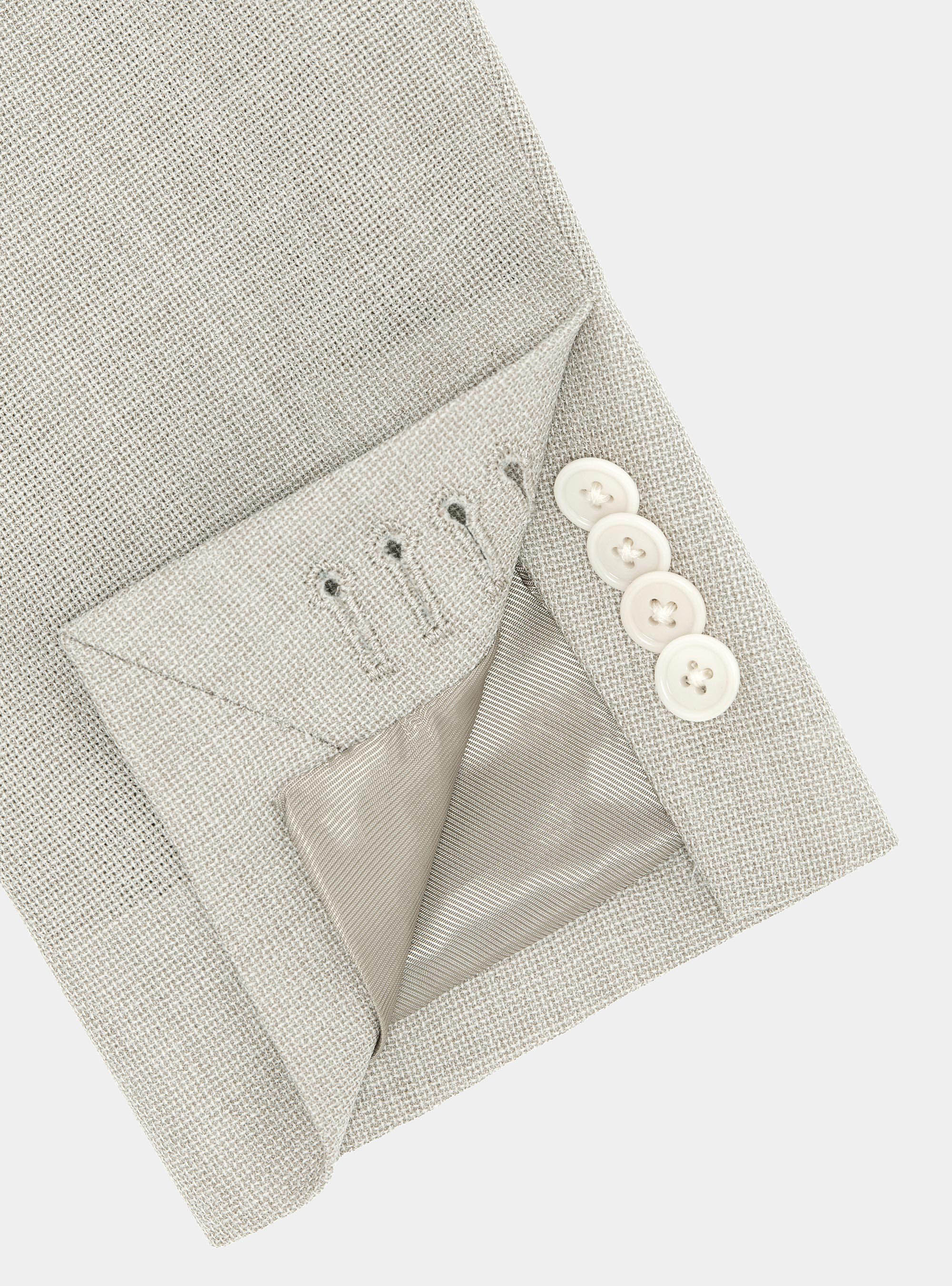 Giacca hoprsack in pura lana, ECRU