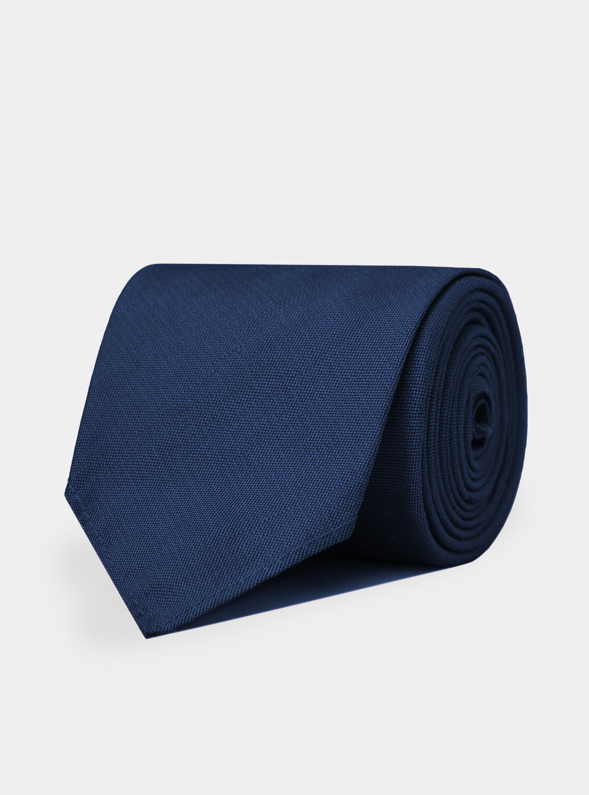 Cravatta in lino e cotone, BLU NAVY