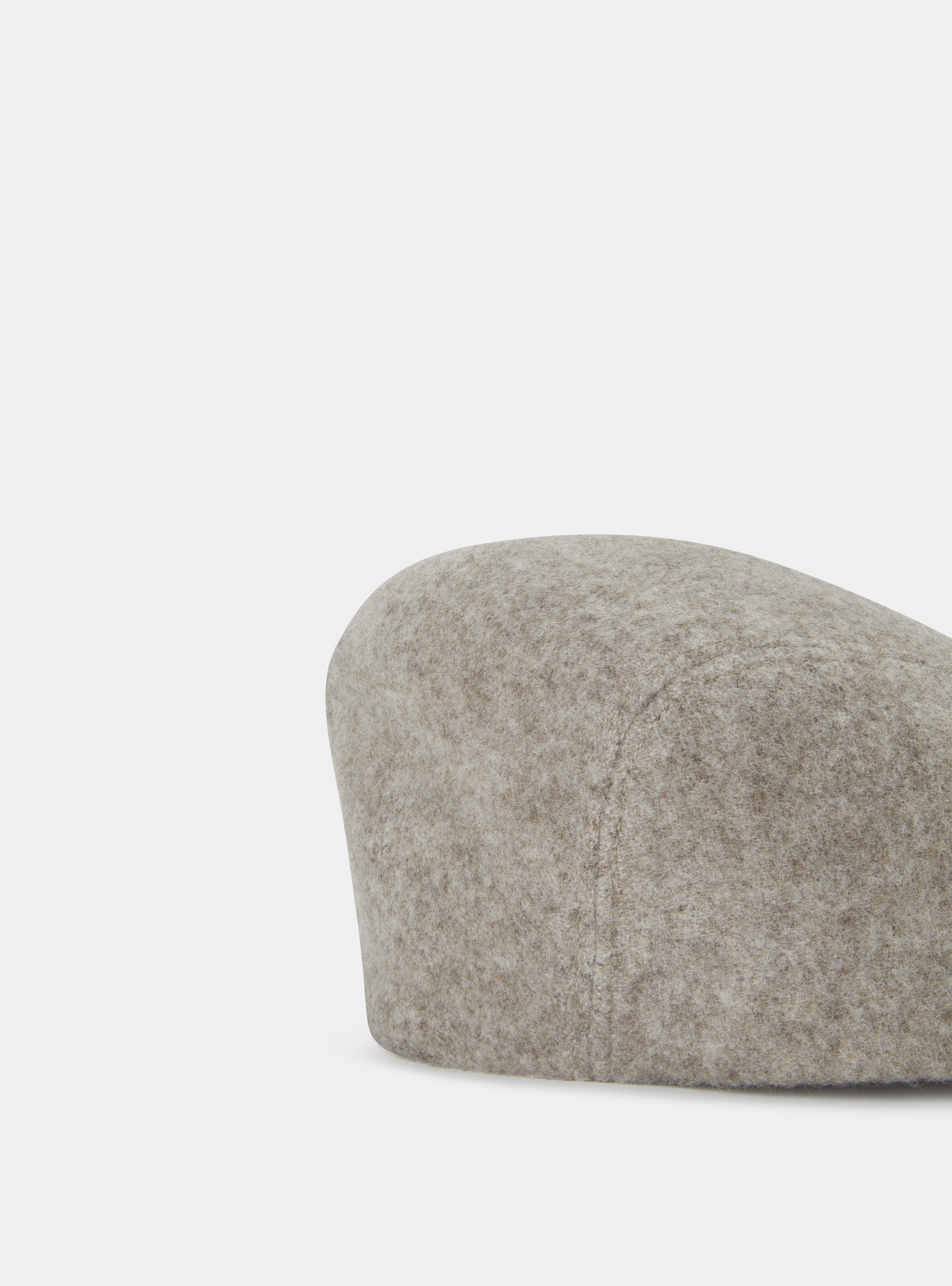 Coppola in pura lana vergine e cashmere, SABBIA