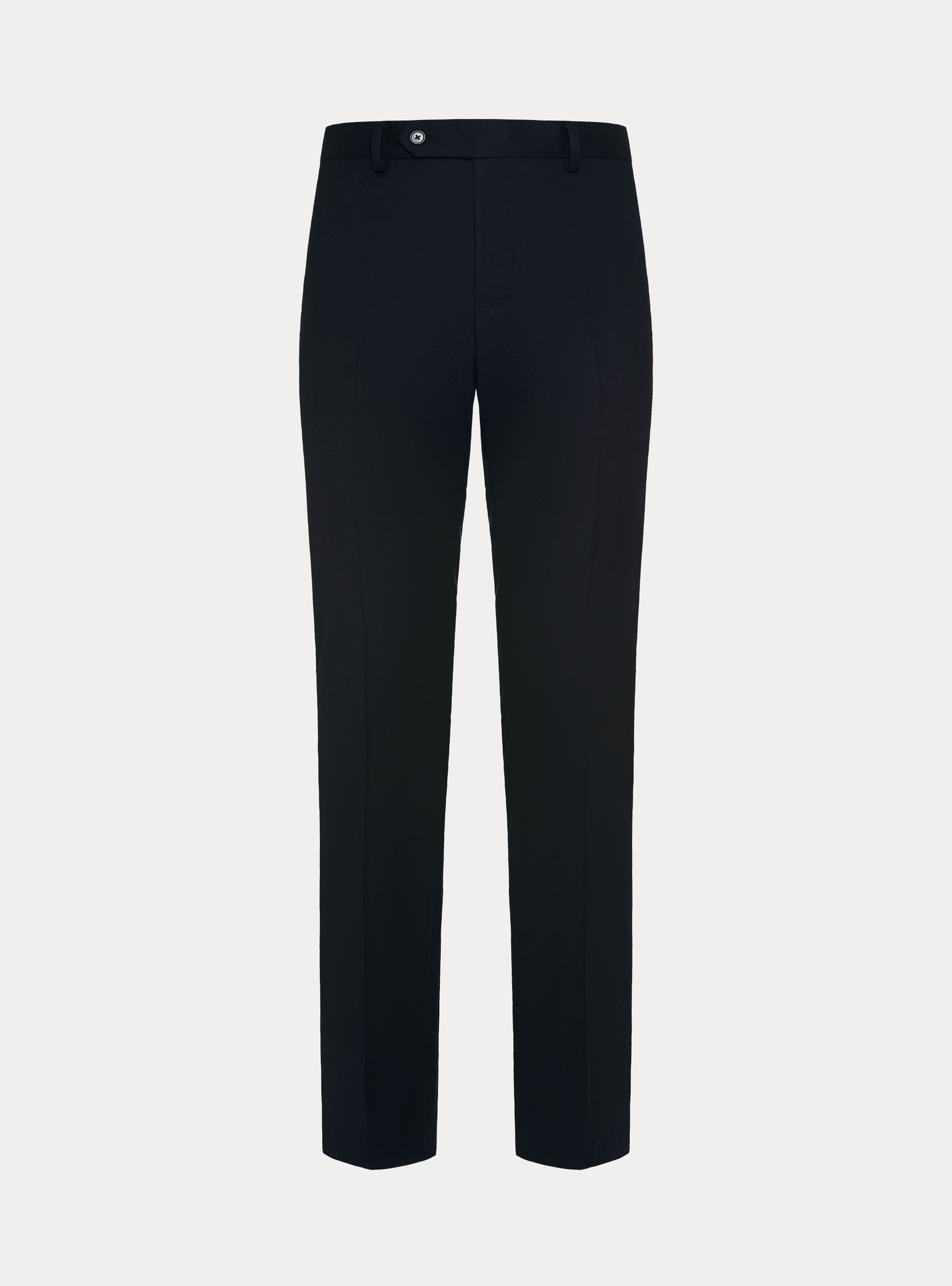 Pantaloni in flanella di lana Vitale Barberis Canonico, BLU NAVY