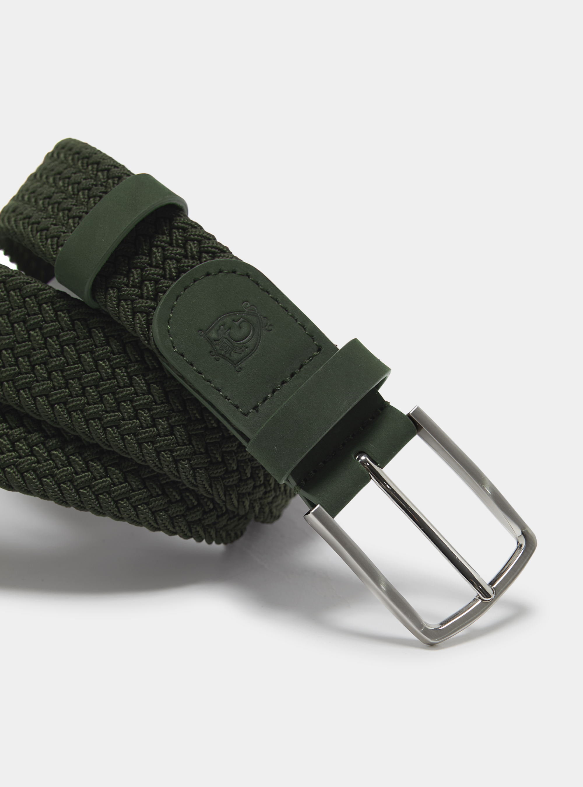 Ceinture élastique unie, VERT
