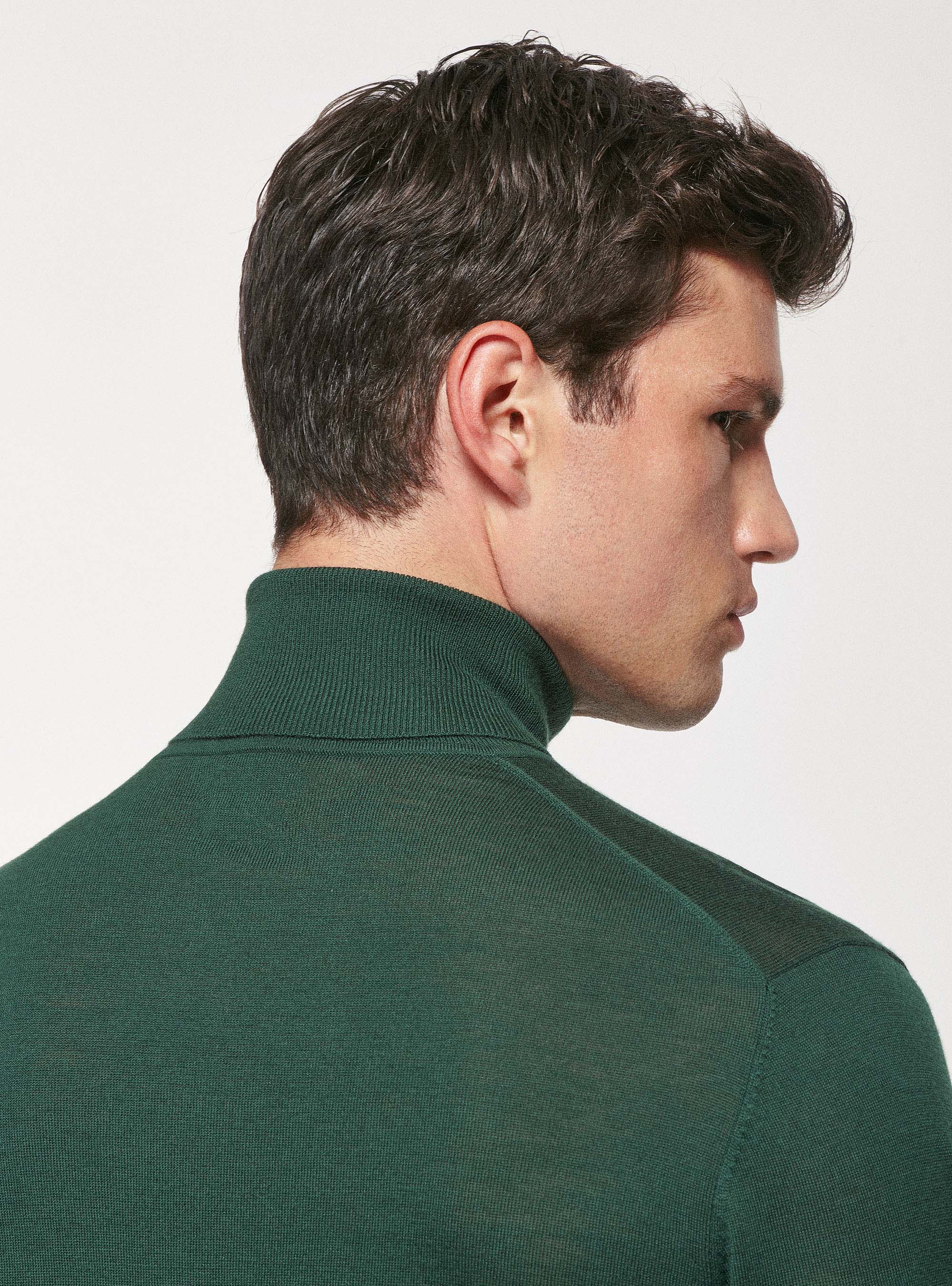 Dolcevita in pura lana merino, VERDE