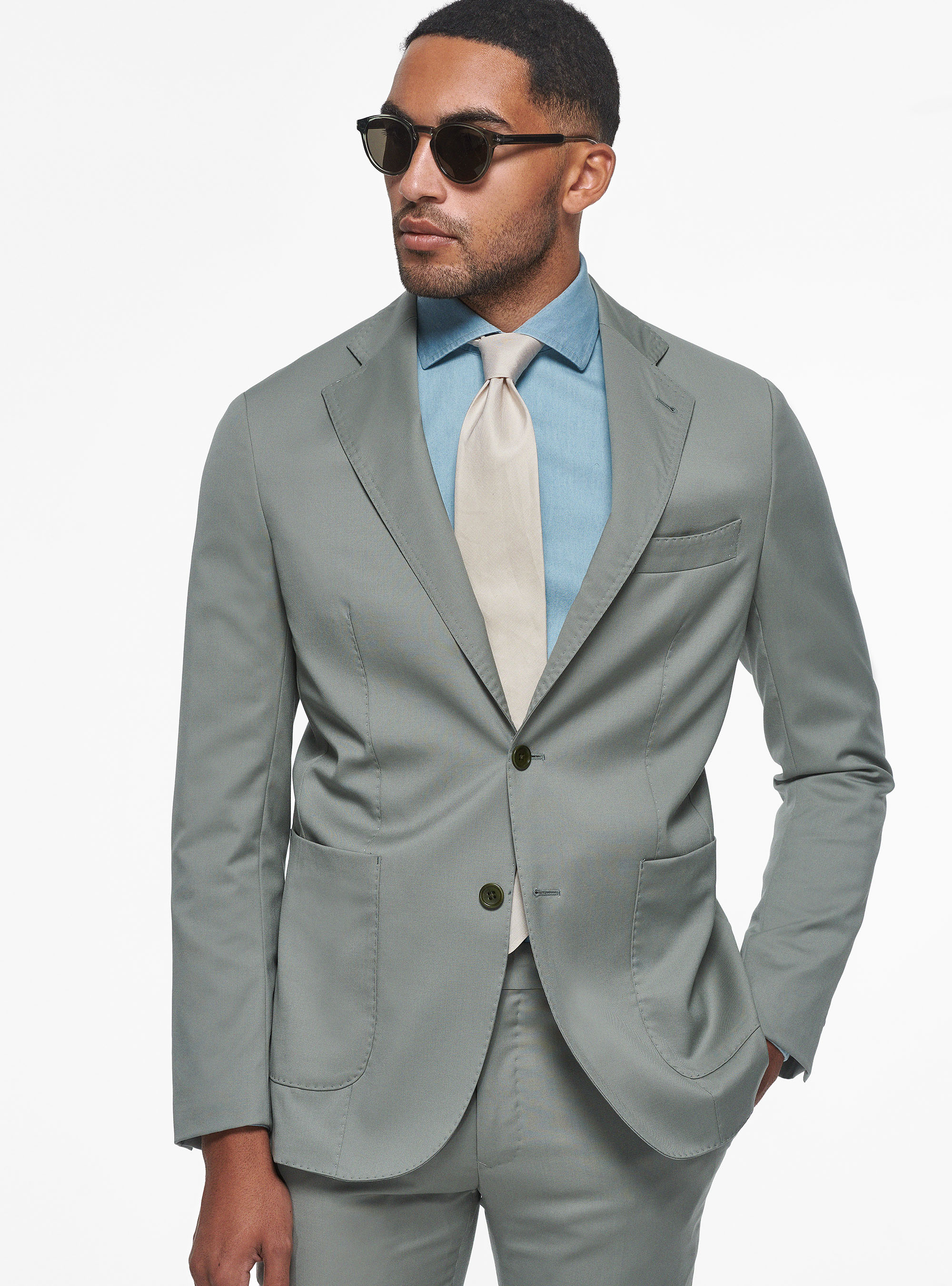 Giacca in pura lana superfine 110's