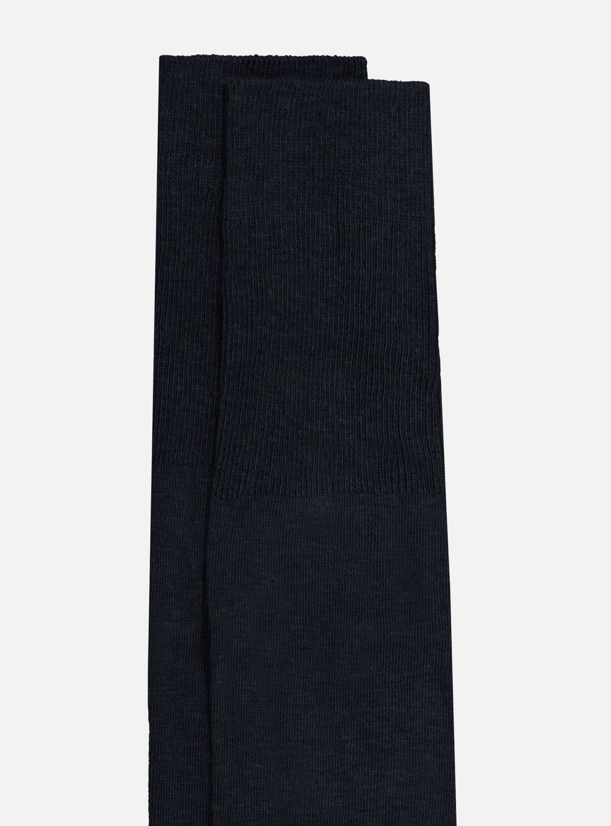 Calzini lunghi in misto cashmere, BLU NAVY