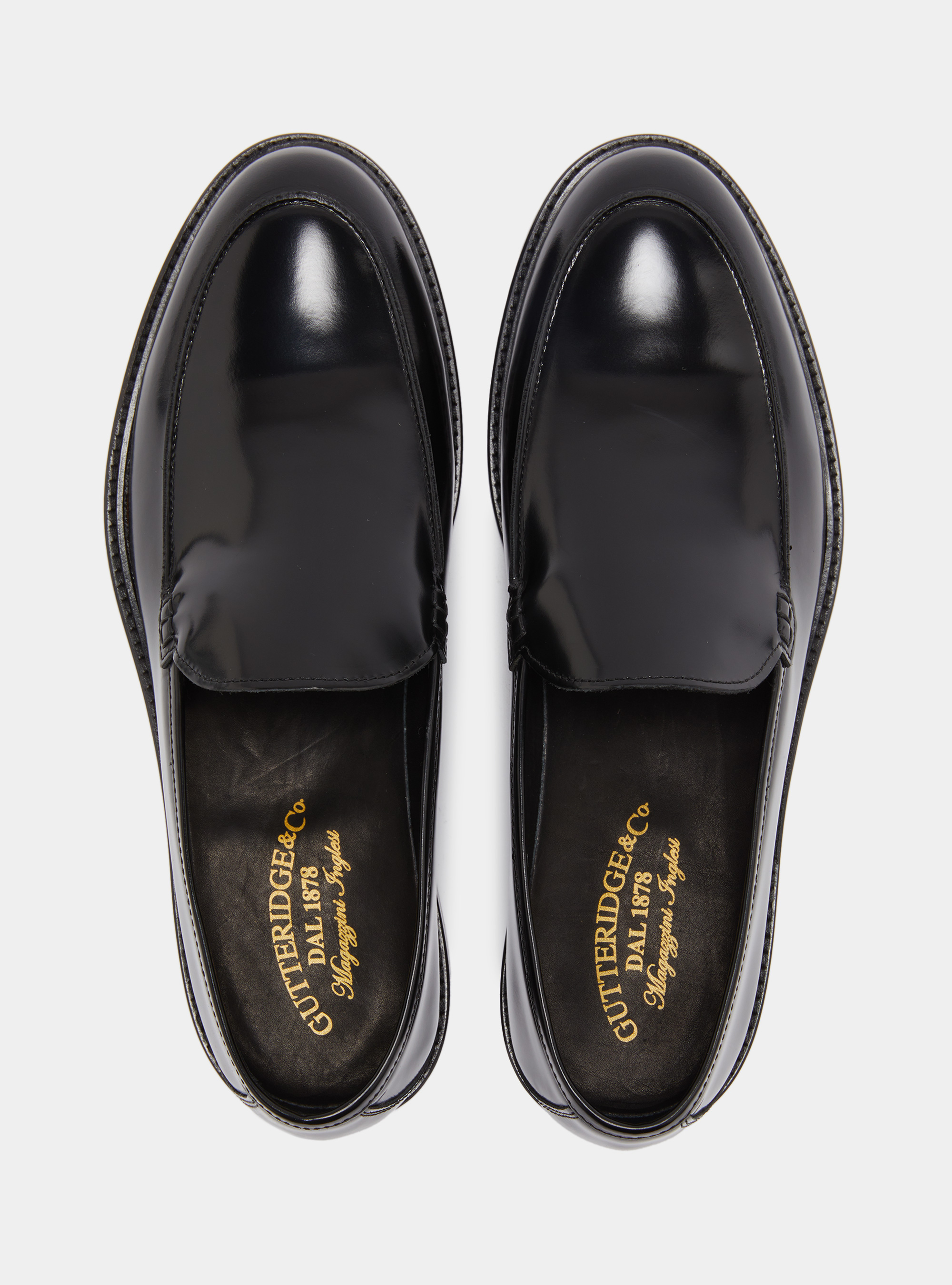 Mokassins aus geschliffenem Leder, NERO 0100C