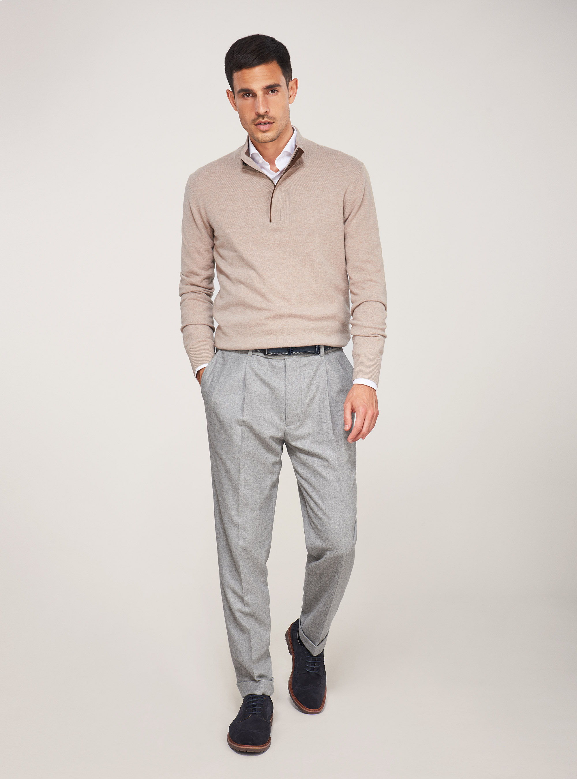 Suit pants with sweater sale