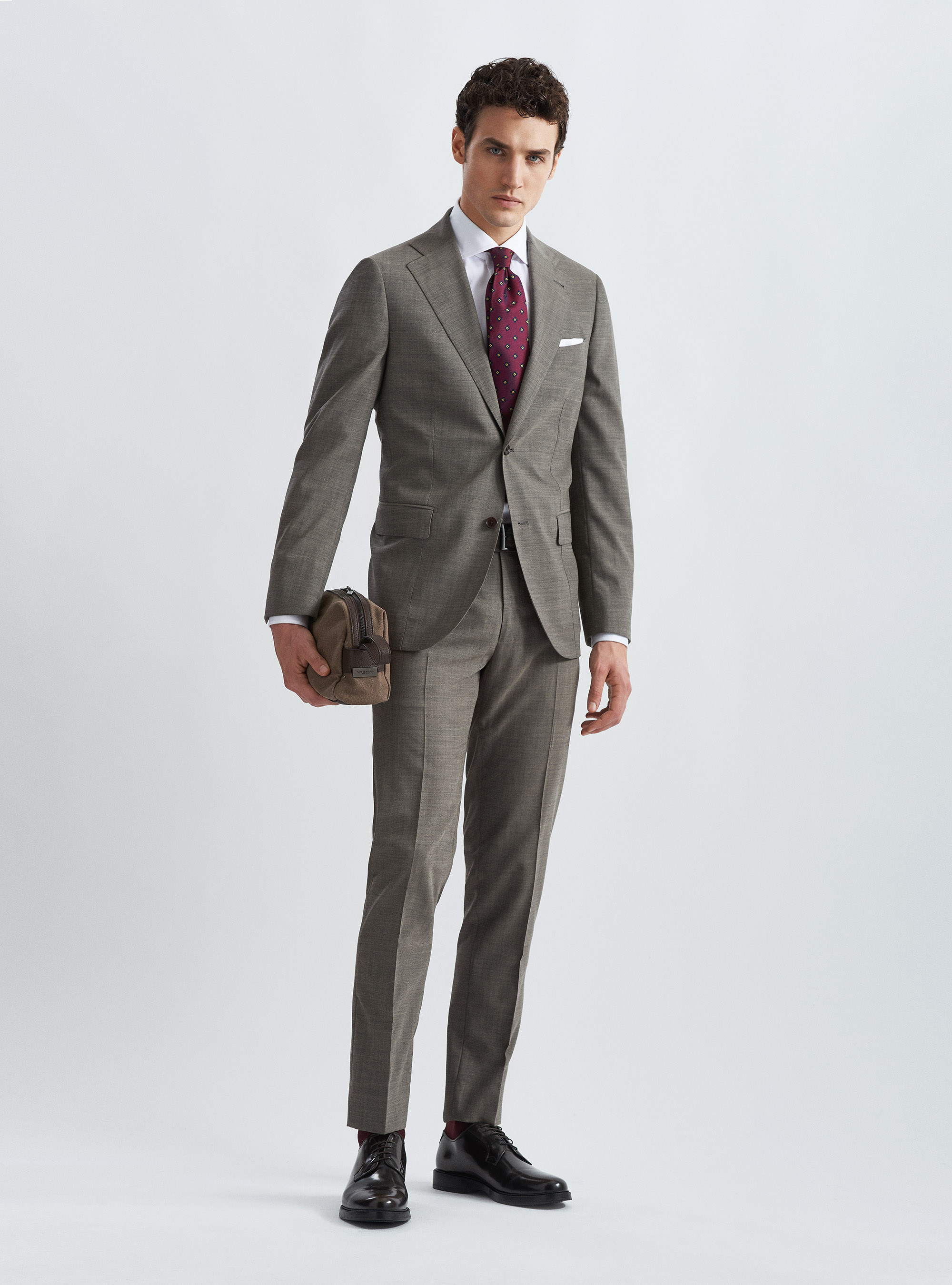 Giacca per abito in fresco lana, ECRU