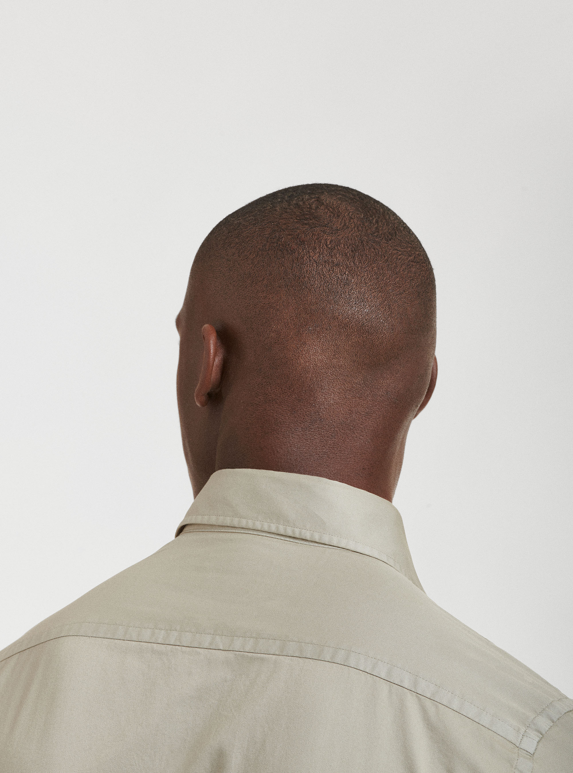 Camicia in cotone tinto in capo, SABBIA