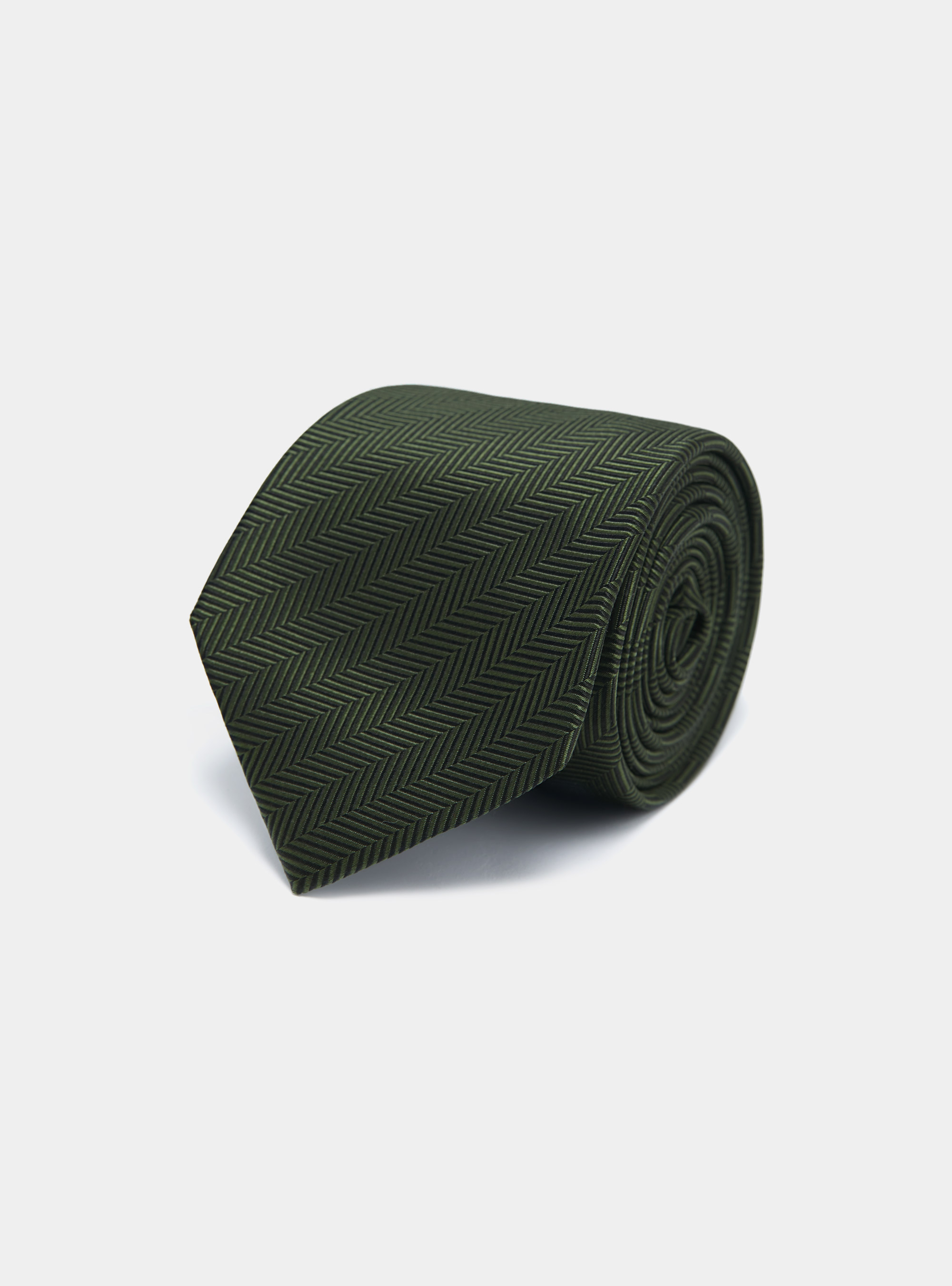 Cravate en soie à chevrons, MILITARE 0609C