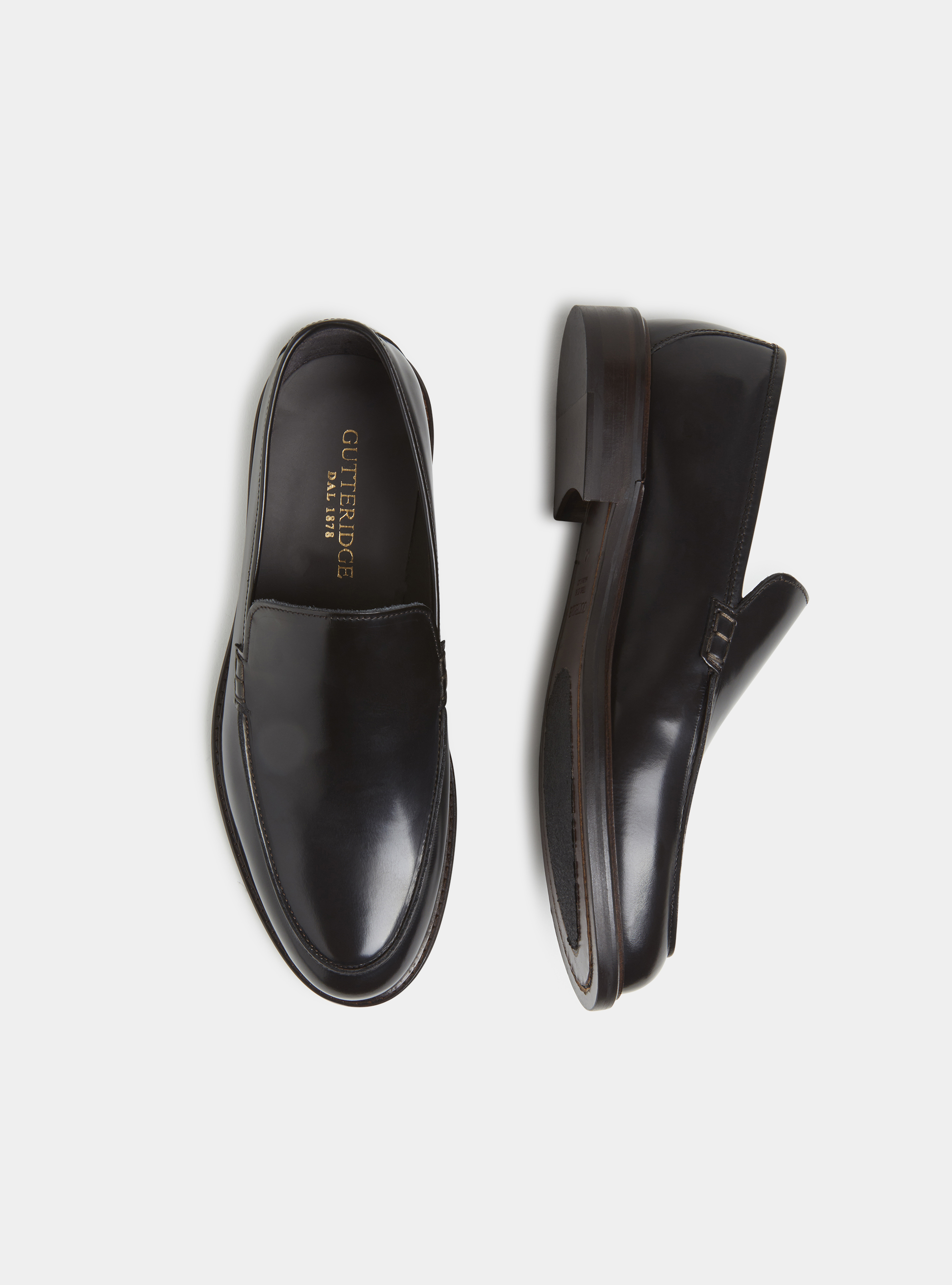 Mocassini in pelle abrasivata, TESTA DI MORO