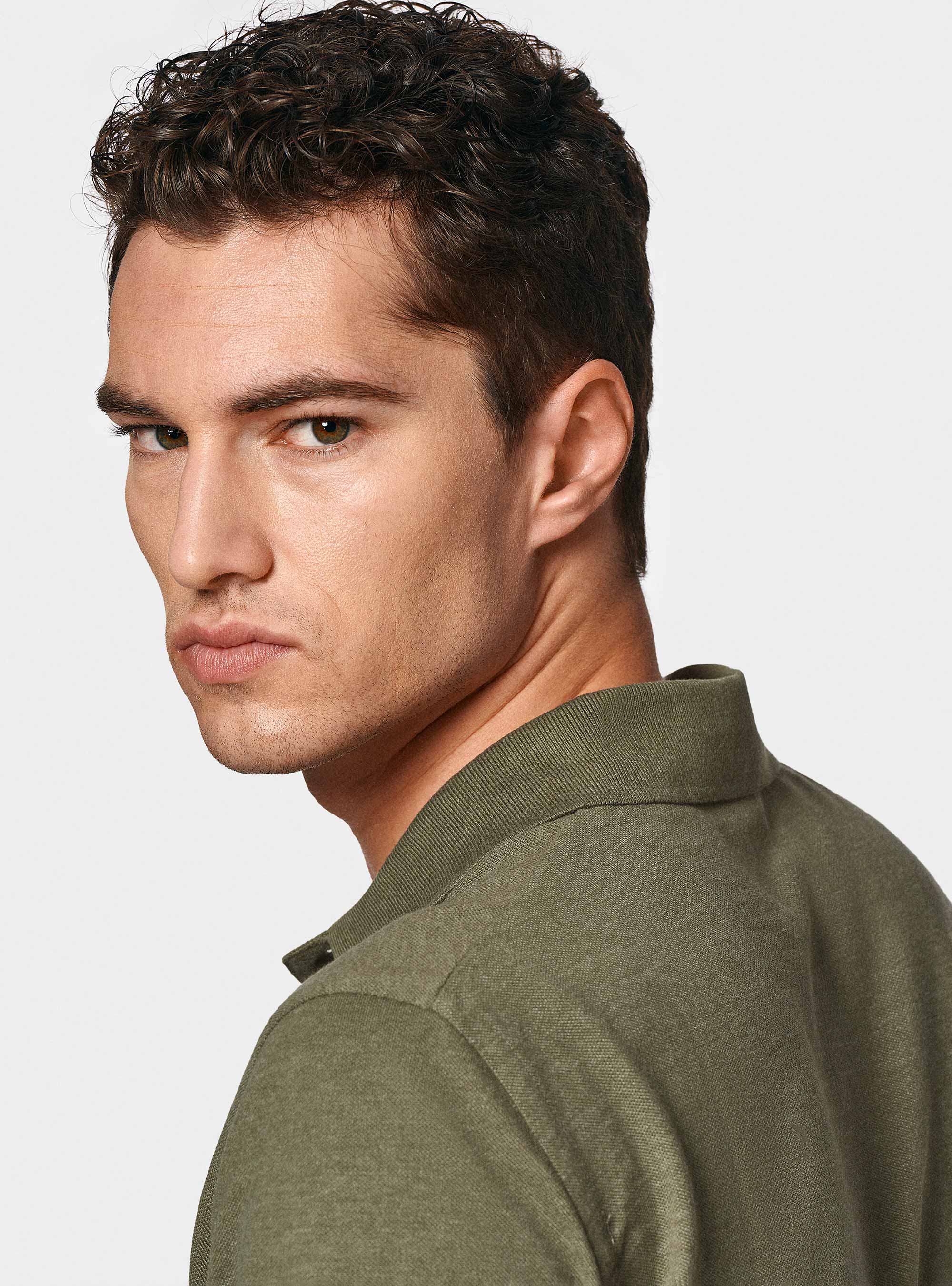 Polo classica in piquet, SALVIA 0602C