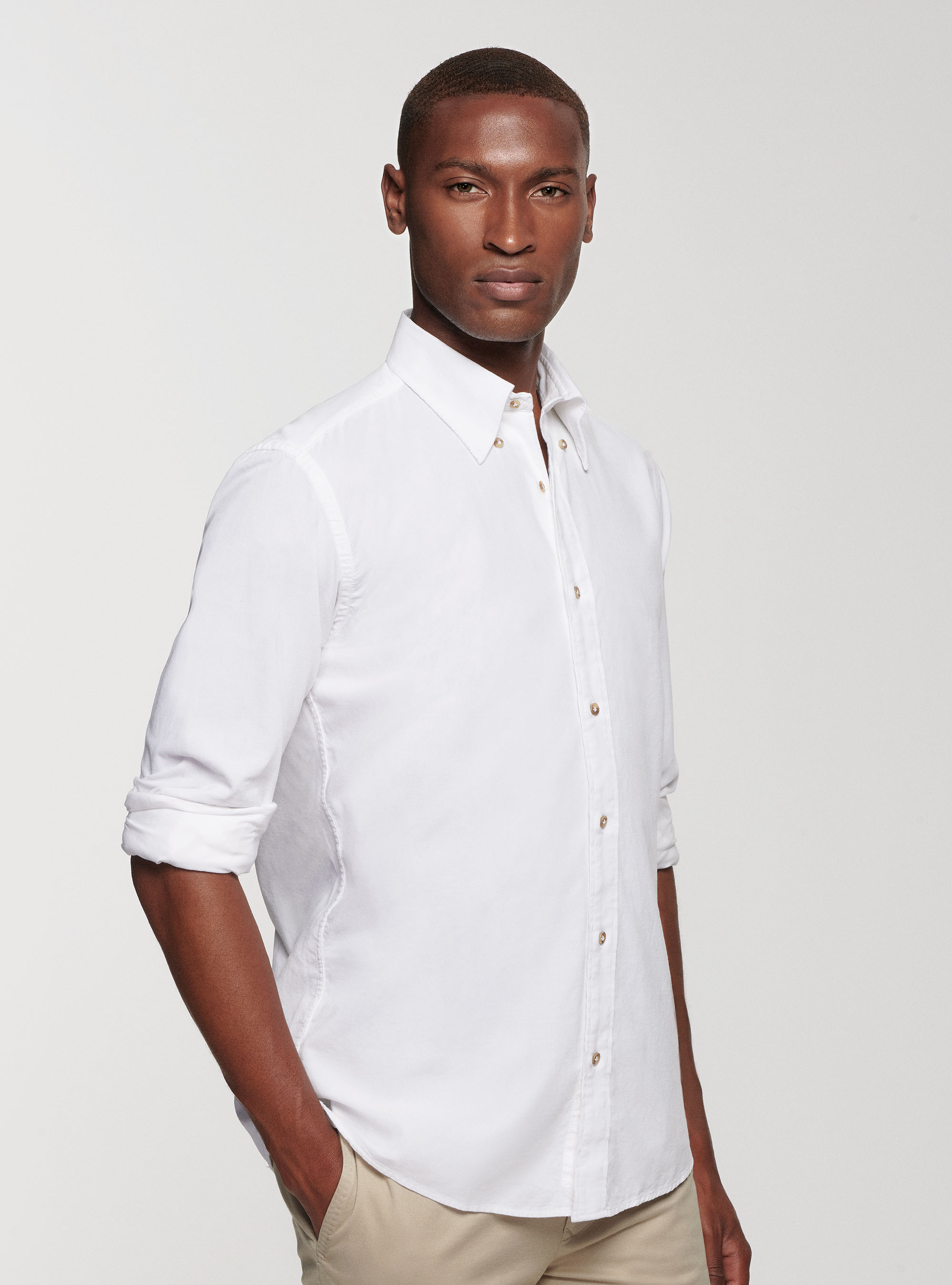 Camicia in velluto a costine