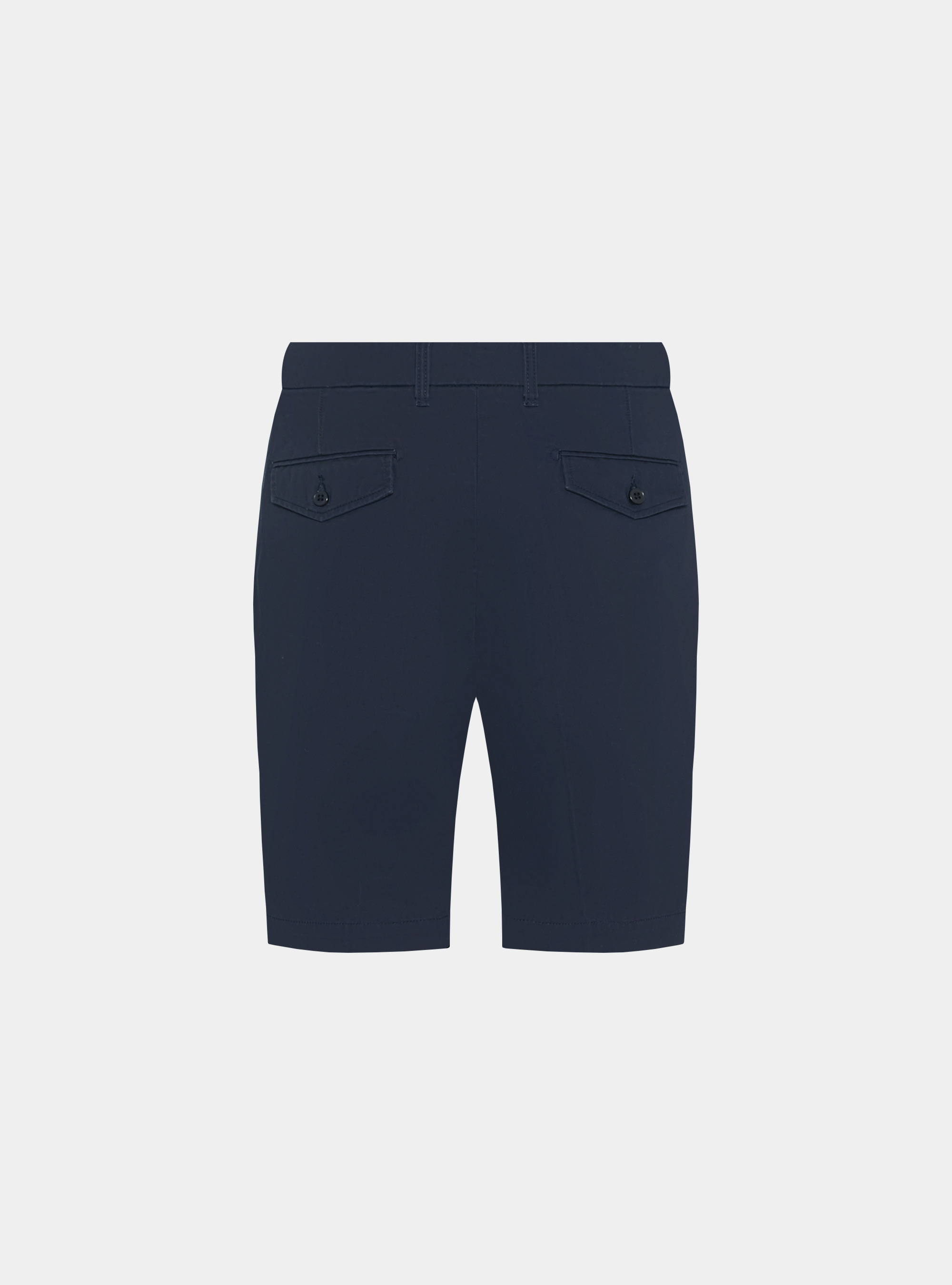 Bermuda en sergé de coton, BLEU MARINE