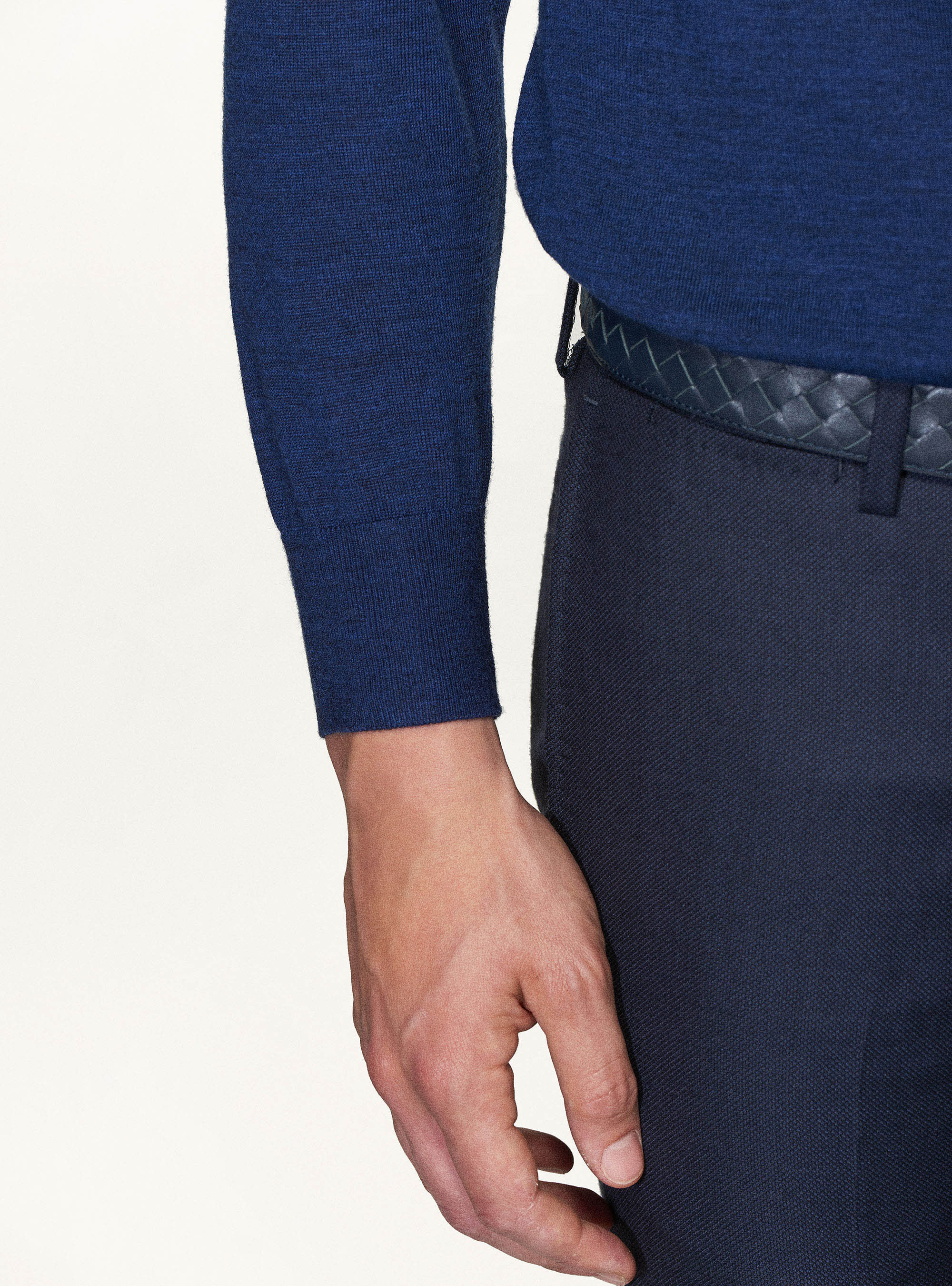 Dolcevita in pura lana merino extrafine, INCHIOSTRO