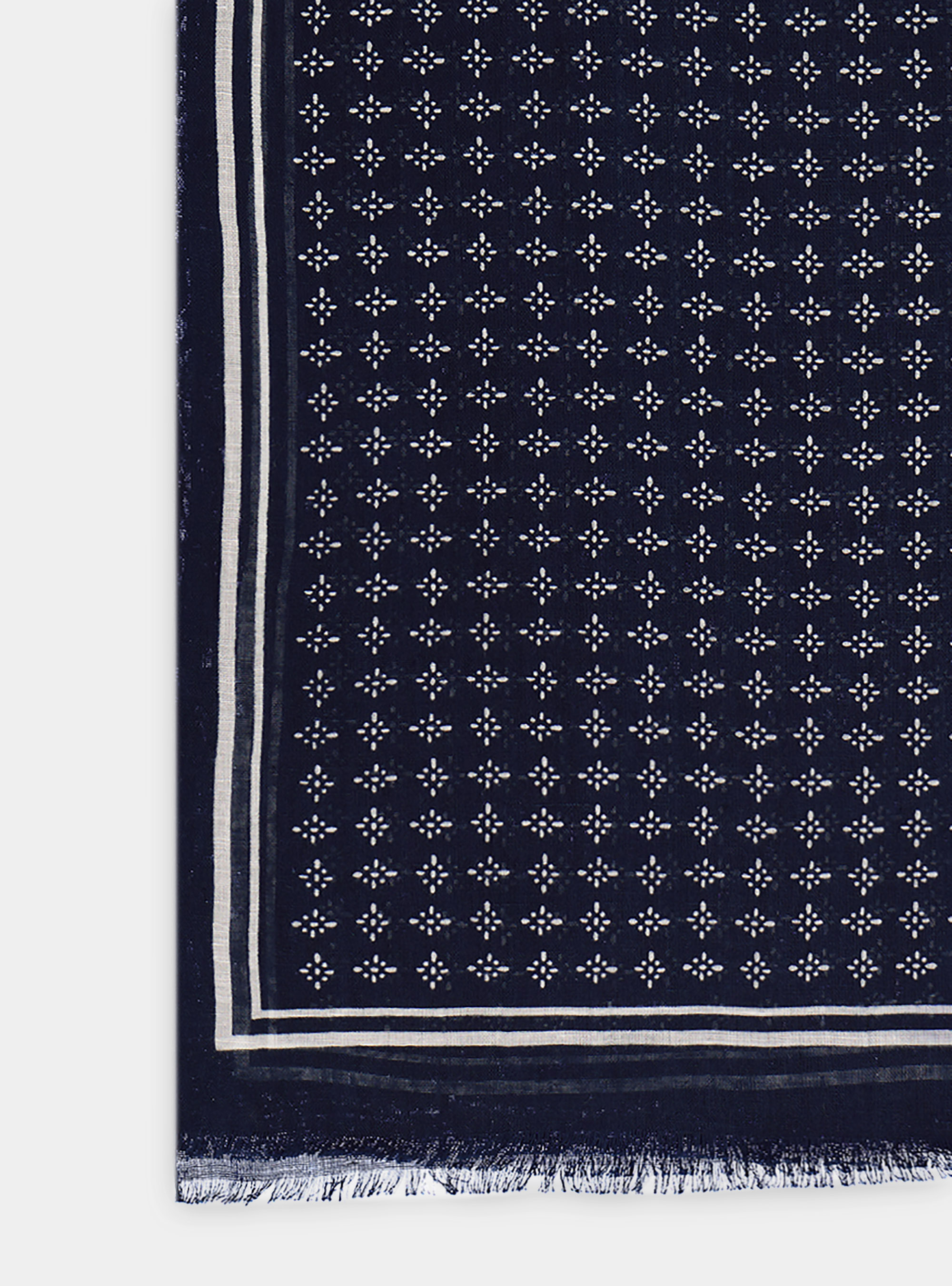 Fancy scarf, NAVY BLUE