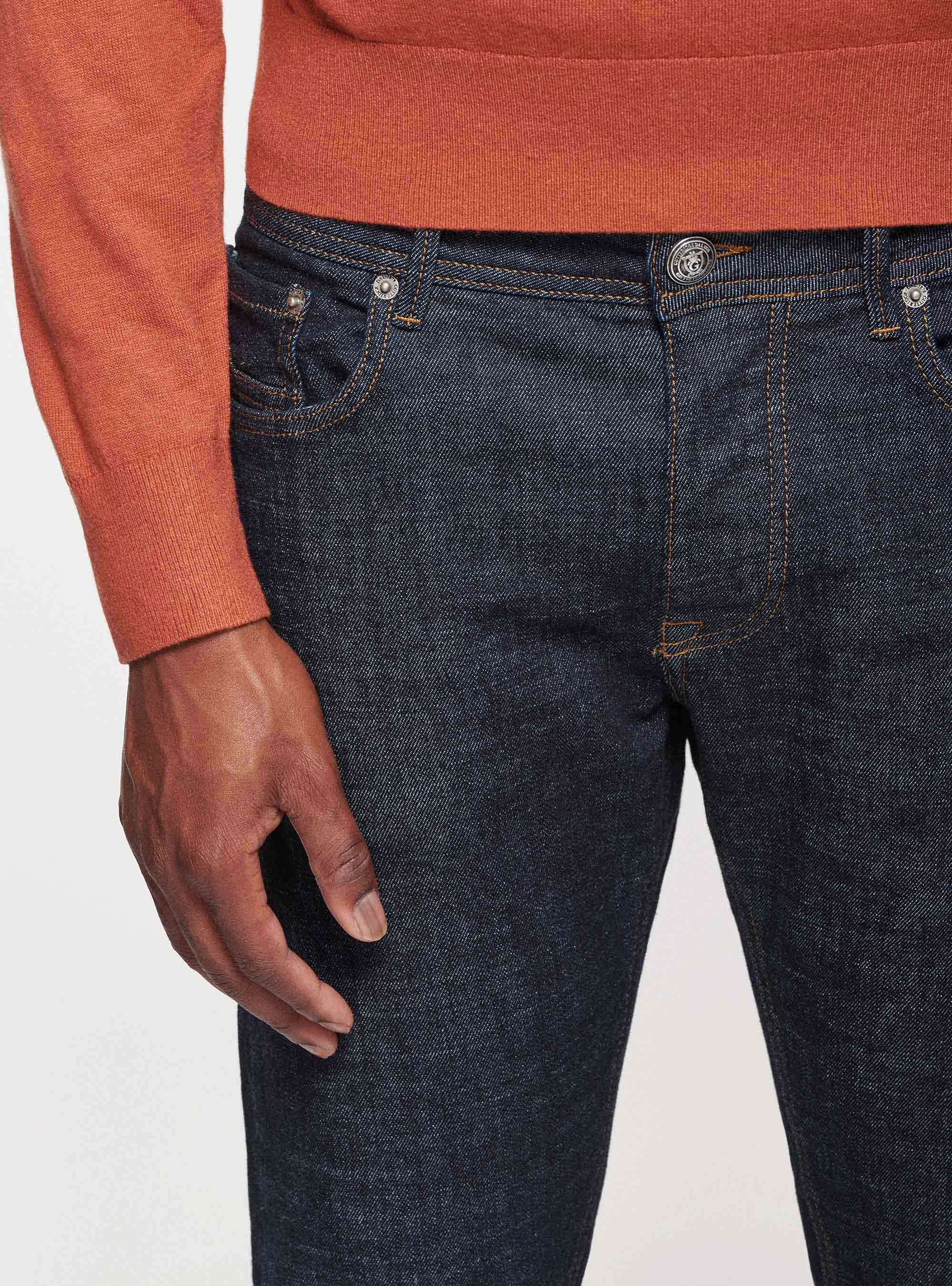 Denim rinse wash, BLU NAVY