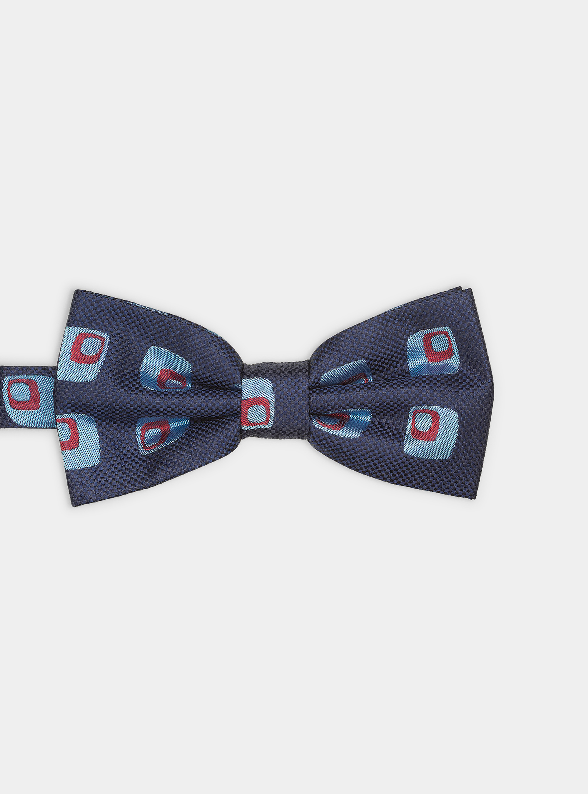 Pajarita en jacquard, ROSSO 0350C