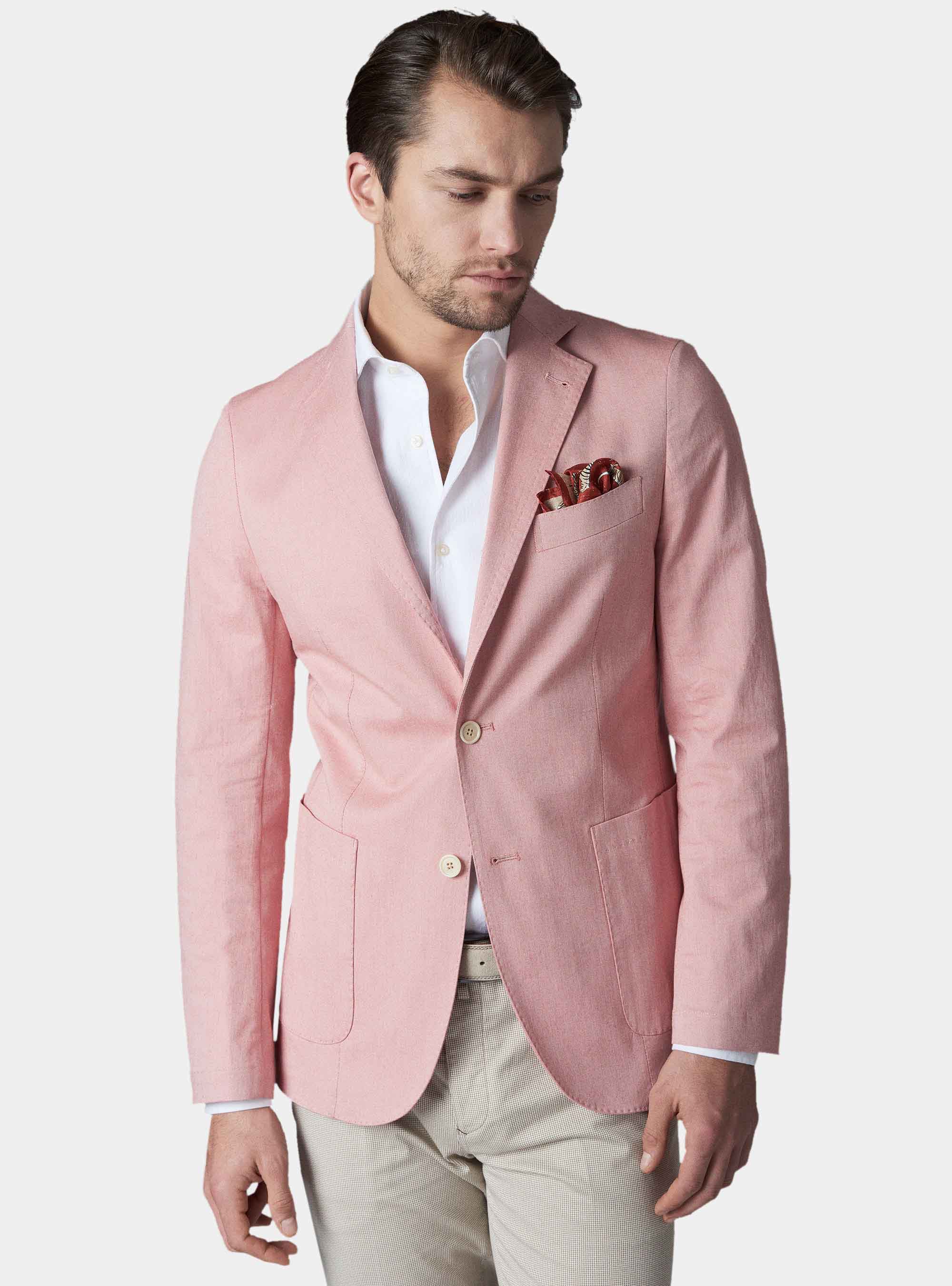 light cotton blazer